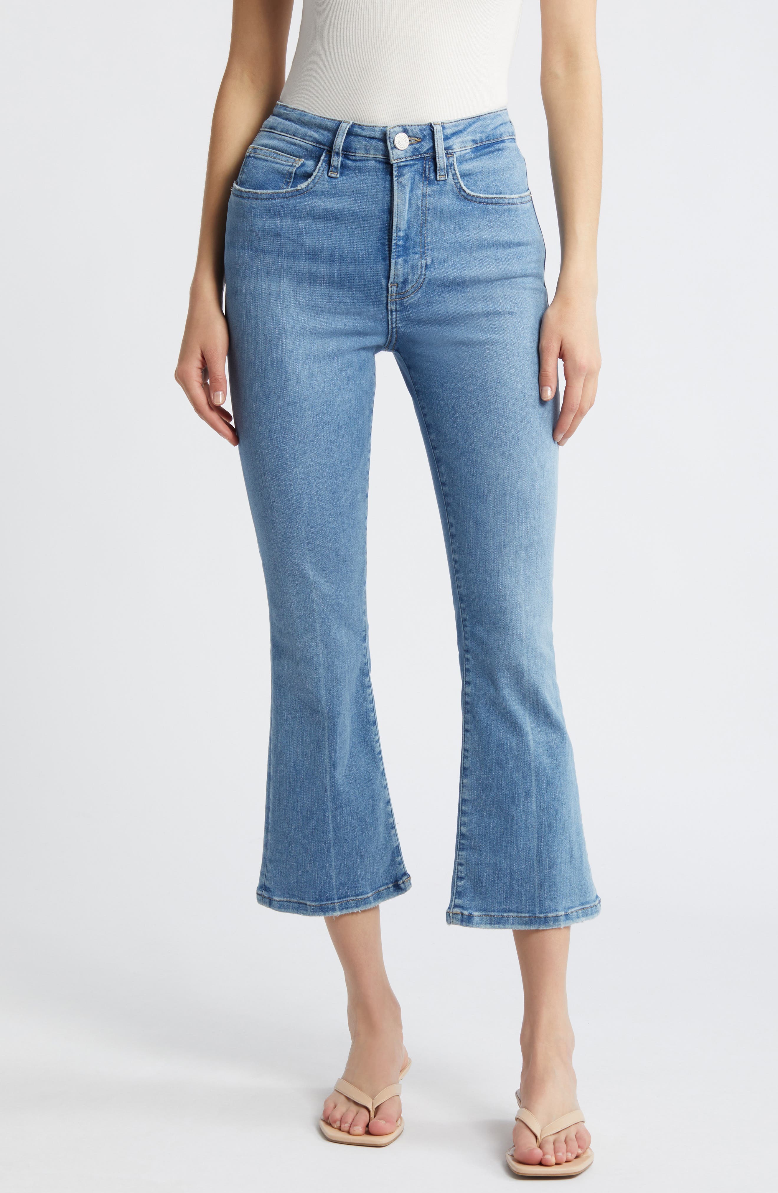 Le Crop Mini Bootcut Jeans - Image 1