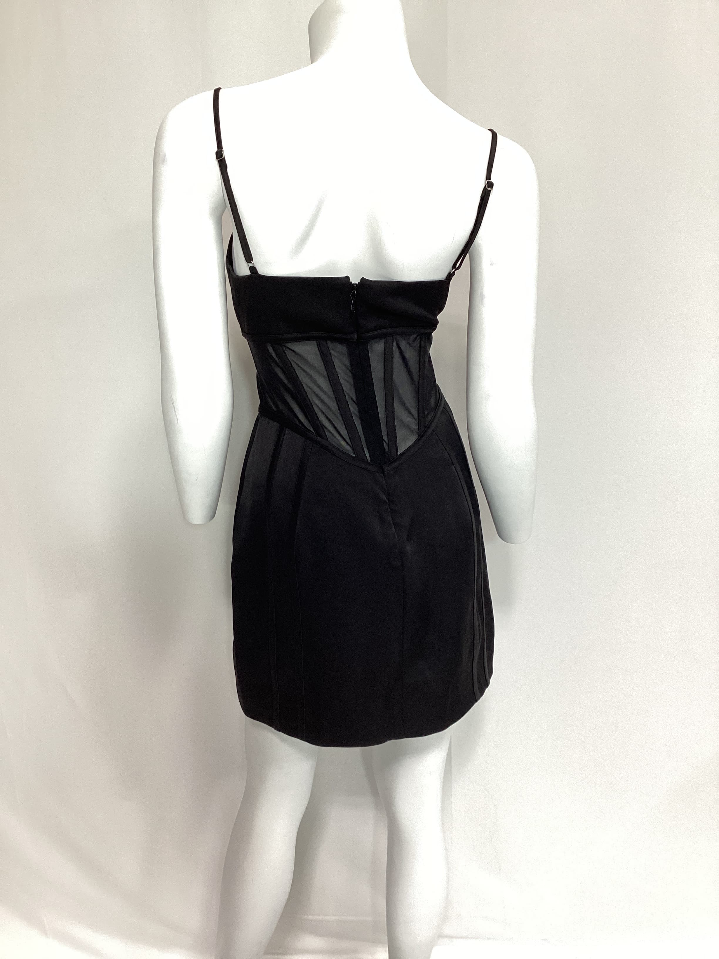 Ulani Mini Dress In Black - Image 2