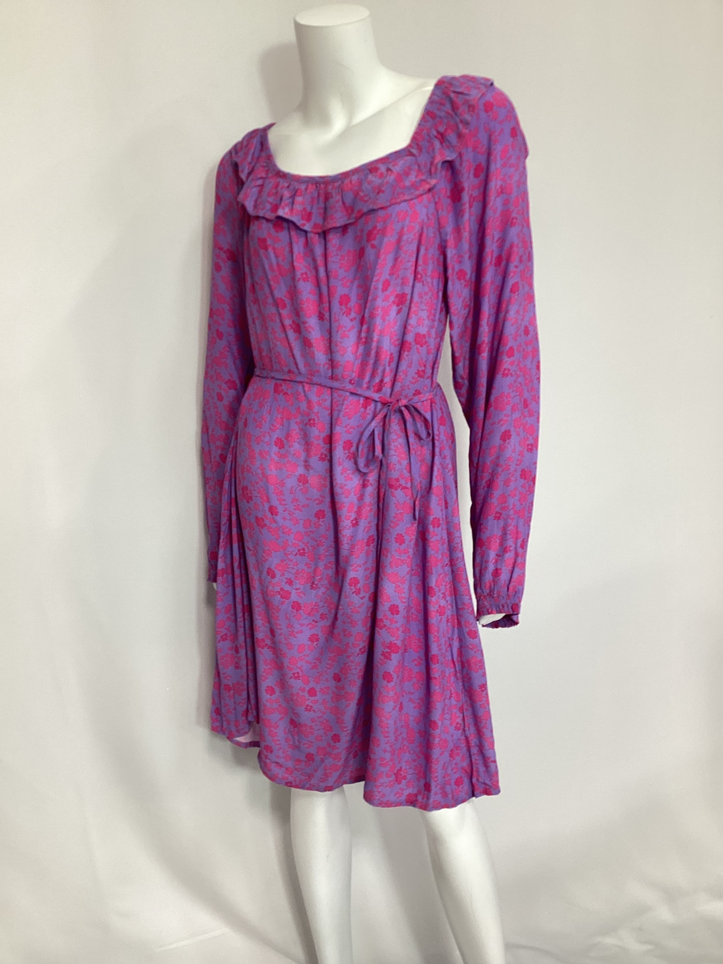 Boho Ruffle Mini Dress - Image 3