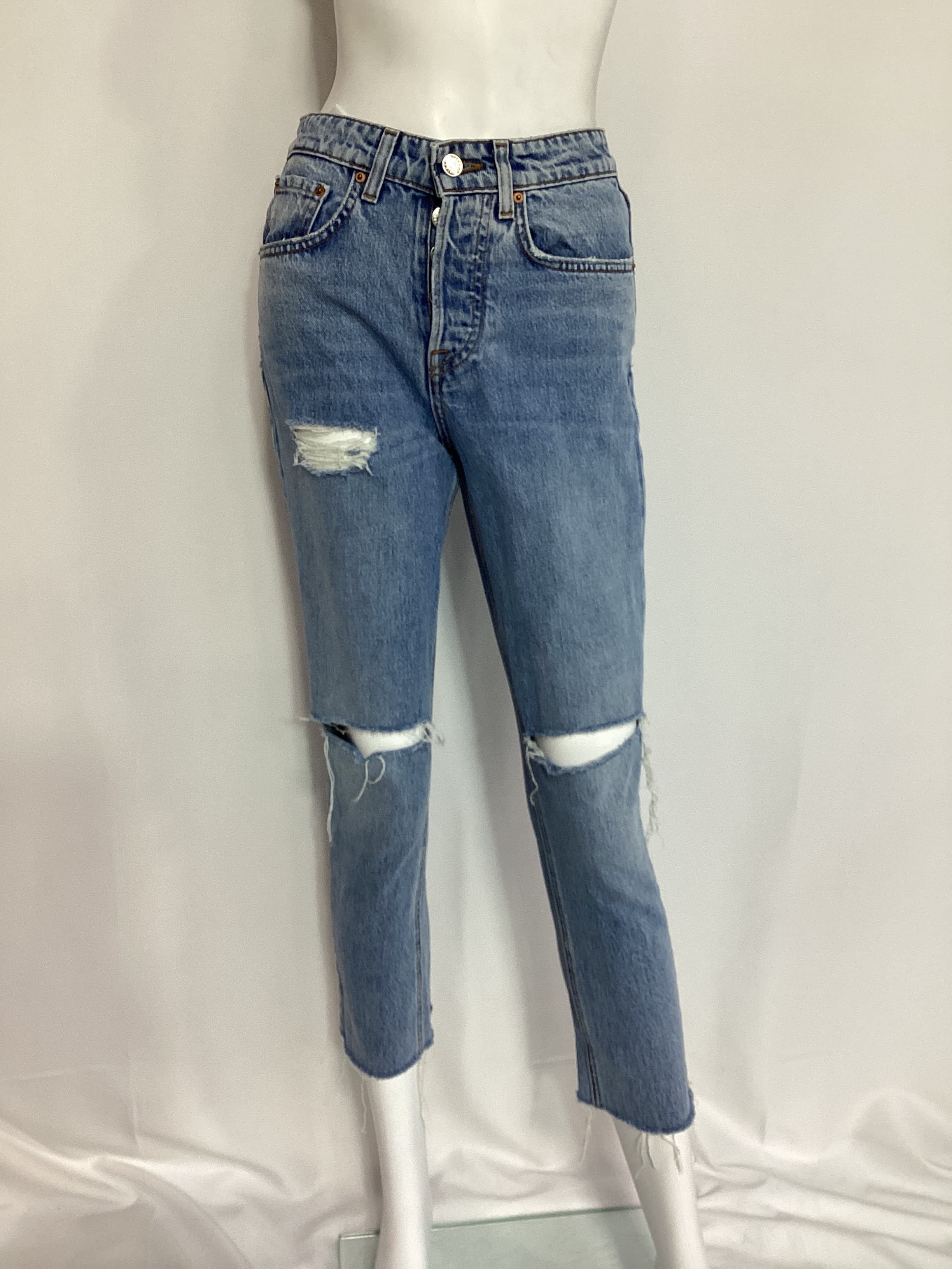 Karolina Petite High Rise Straight Crop In Point Loma - Image 3