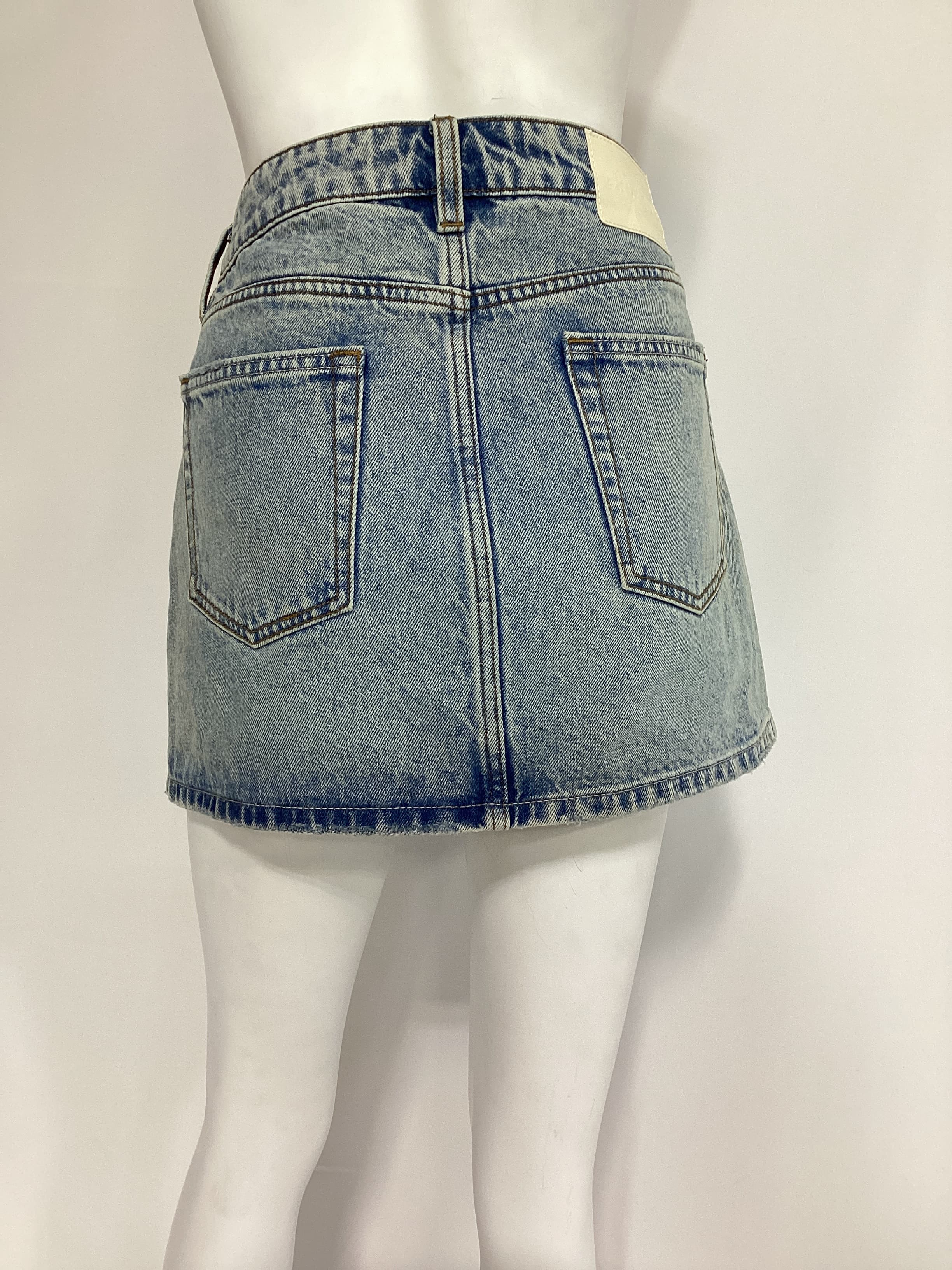 Niki Micro Mini Skirt In Riviera - Image 4