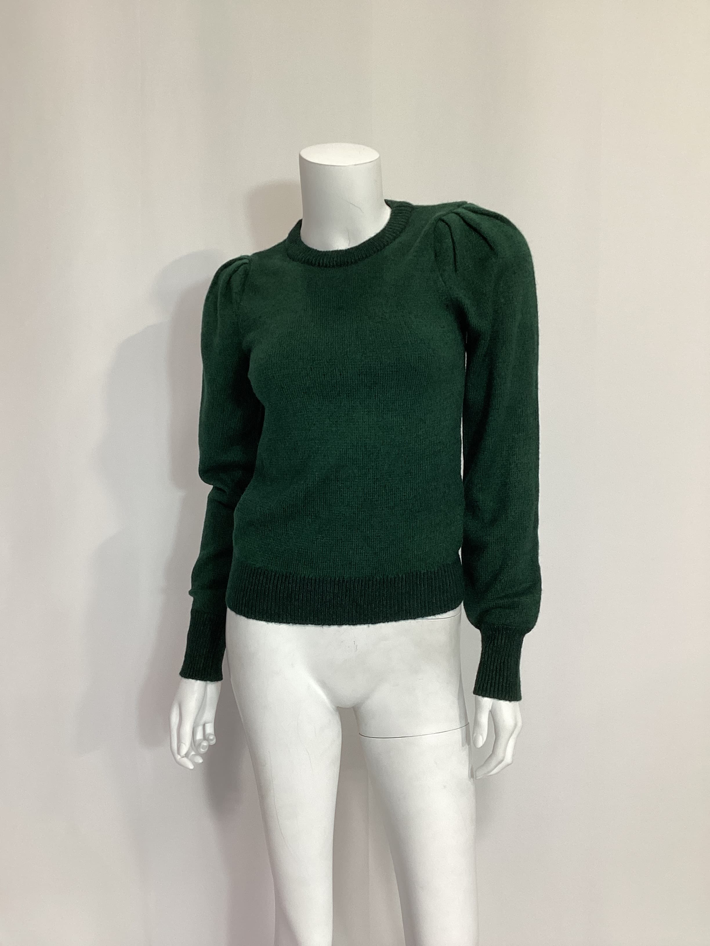 The Ashley Sweater In Emerald Green - Image 3