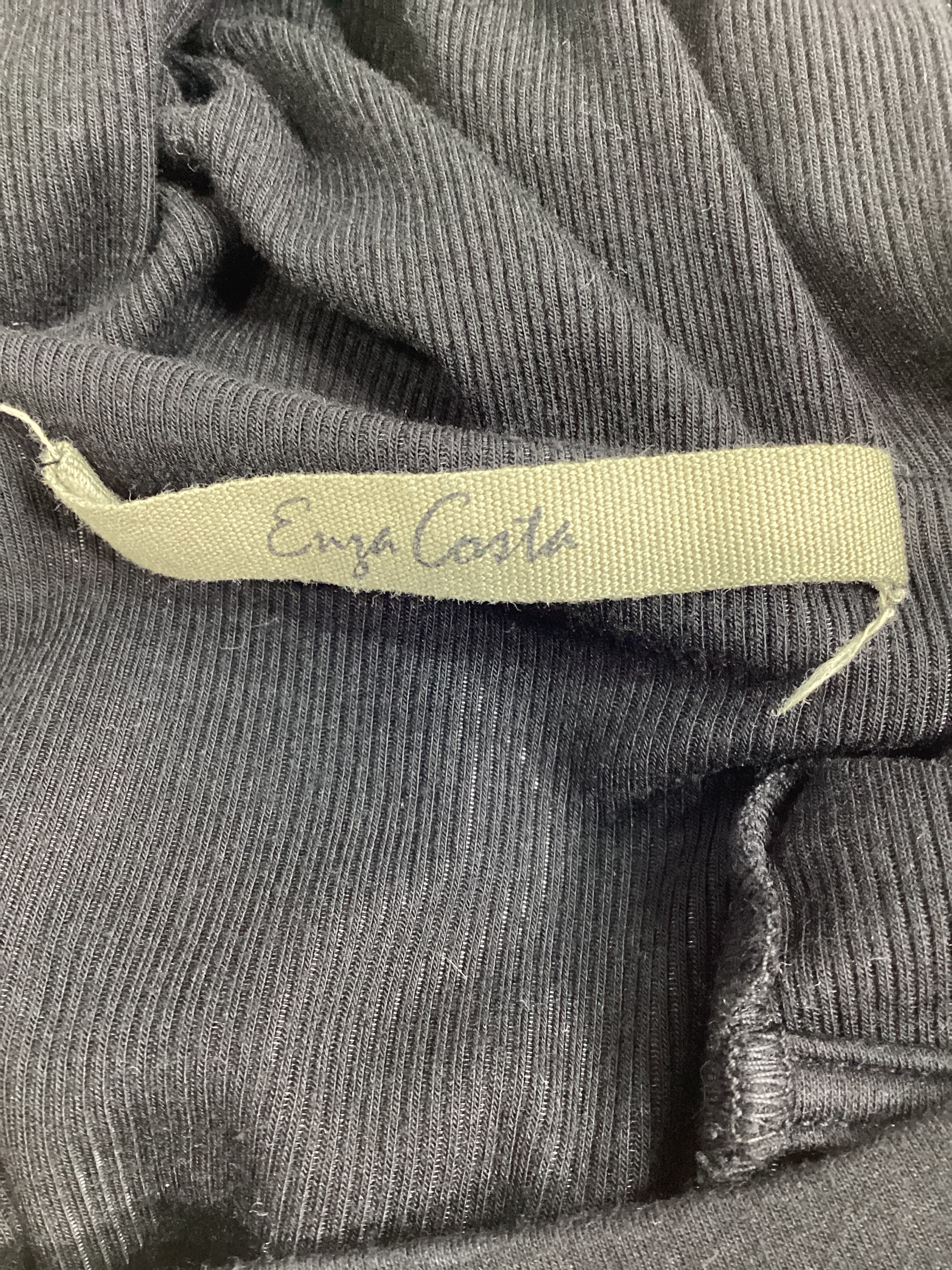 Silk Knit Cutout Crew In Black - Image 4