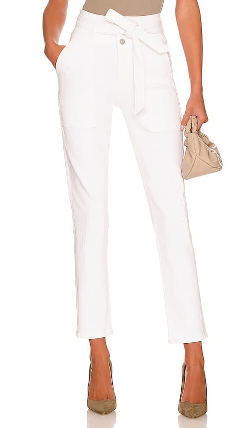 Logan Straight Leg In White - Image 1