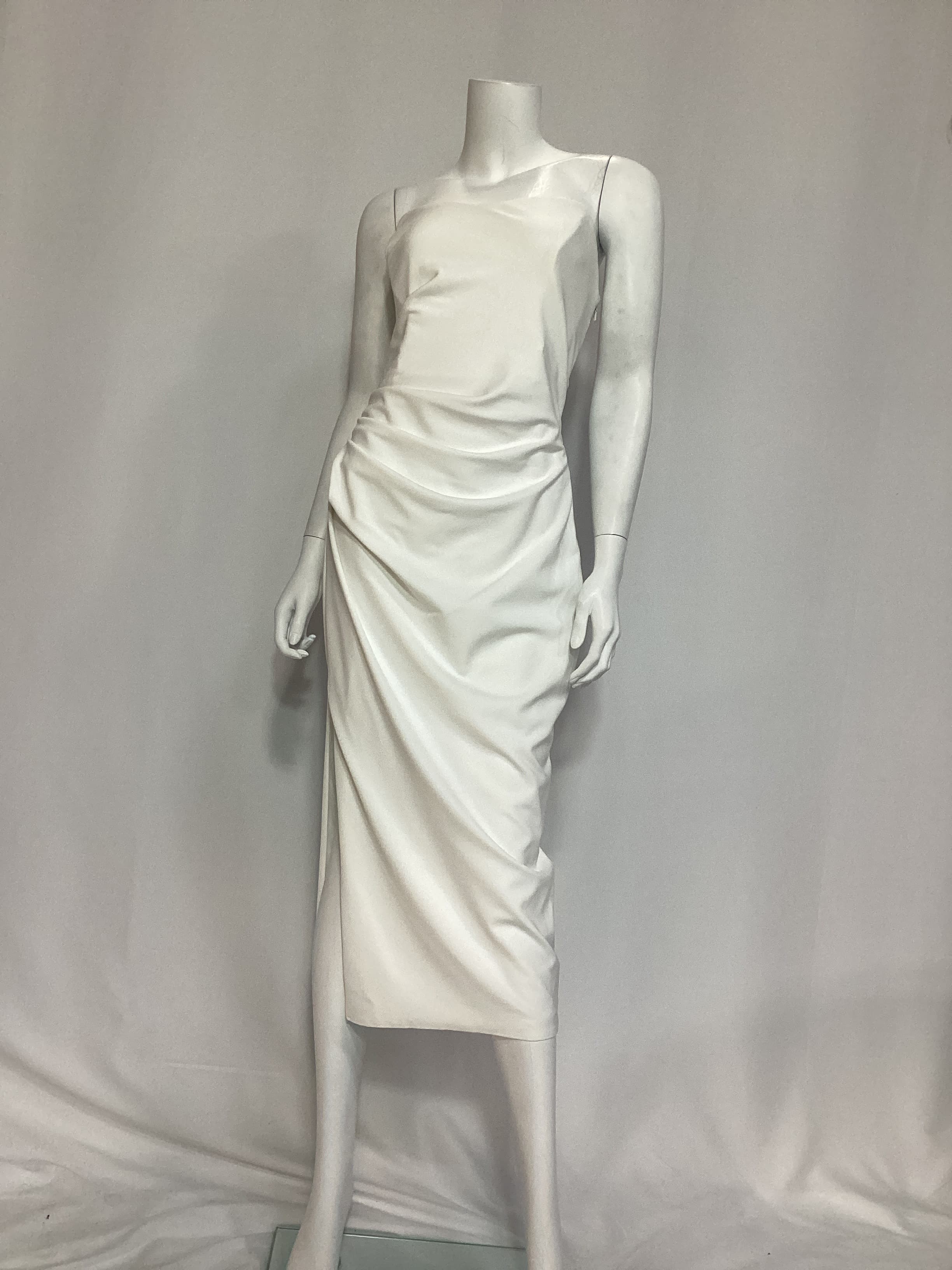 Ashun Dress In Ivory - Image 2