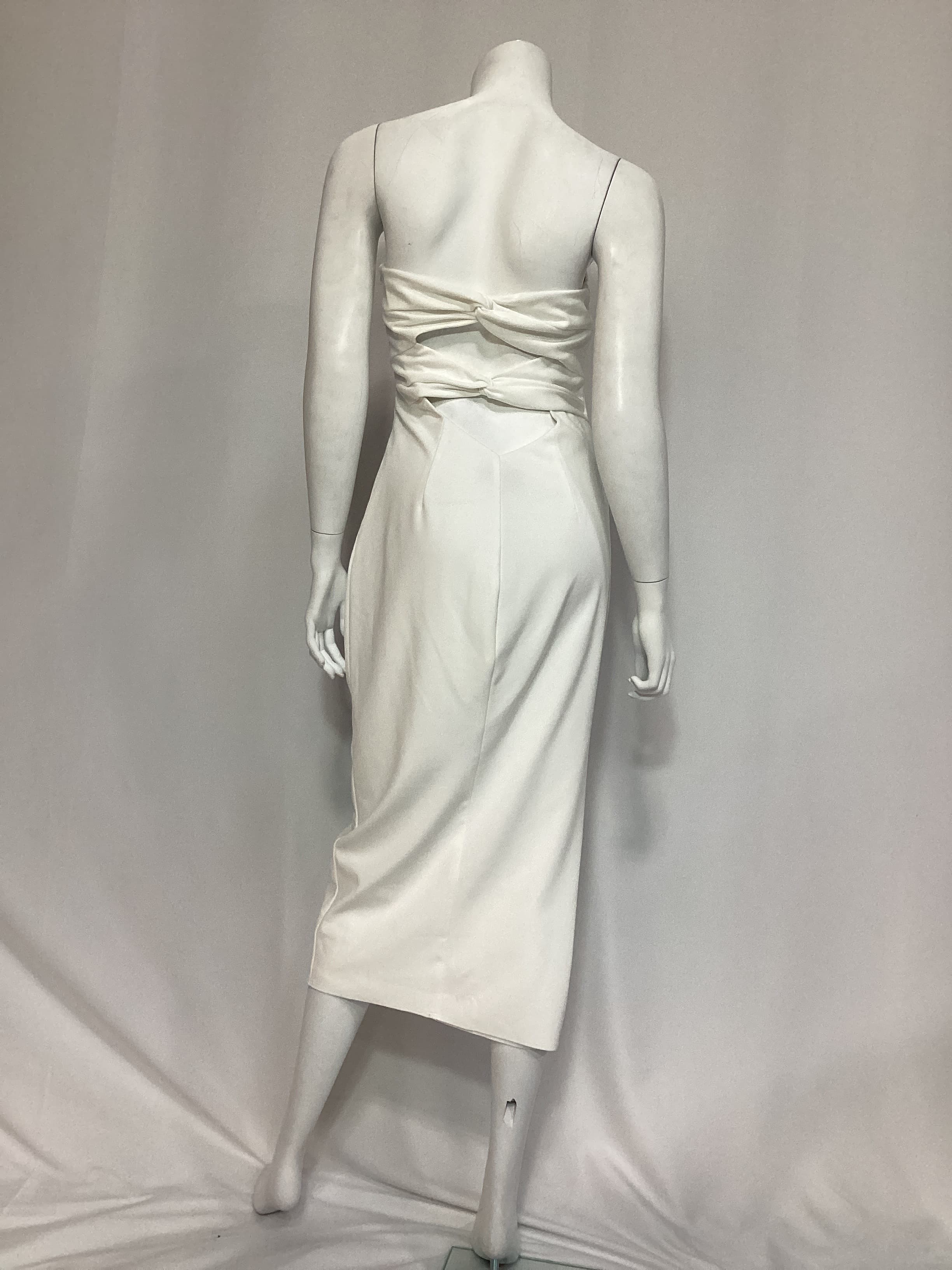 Ashun Dress In Ivory - Image 4