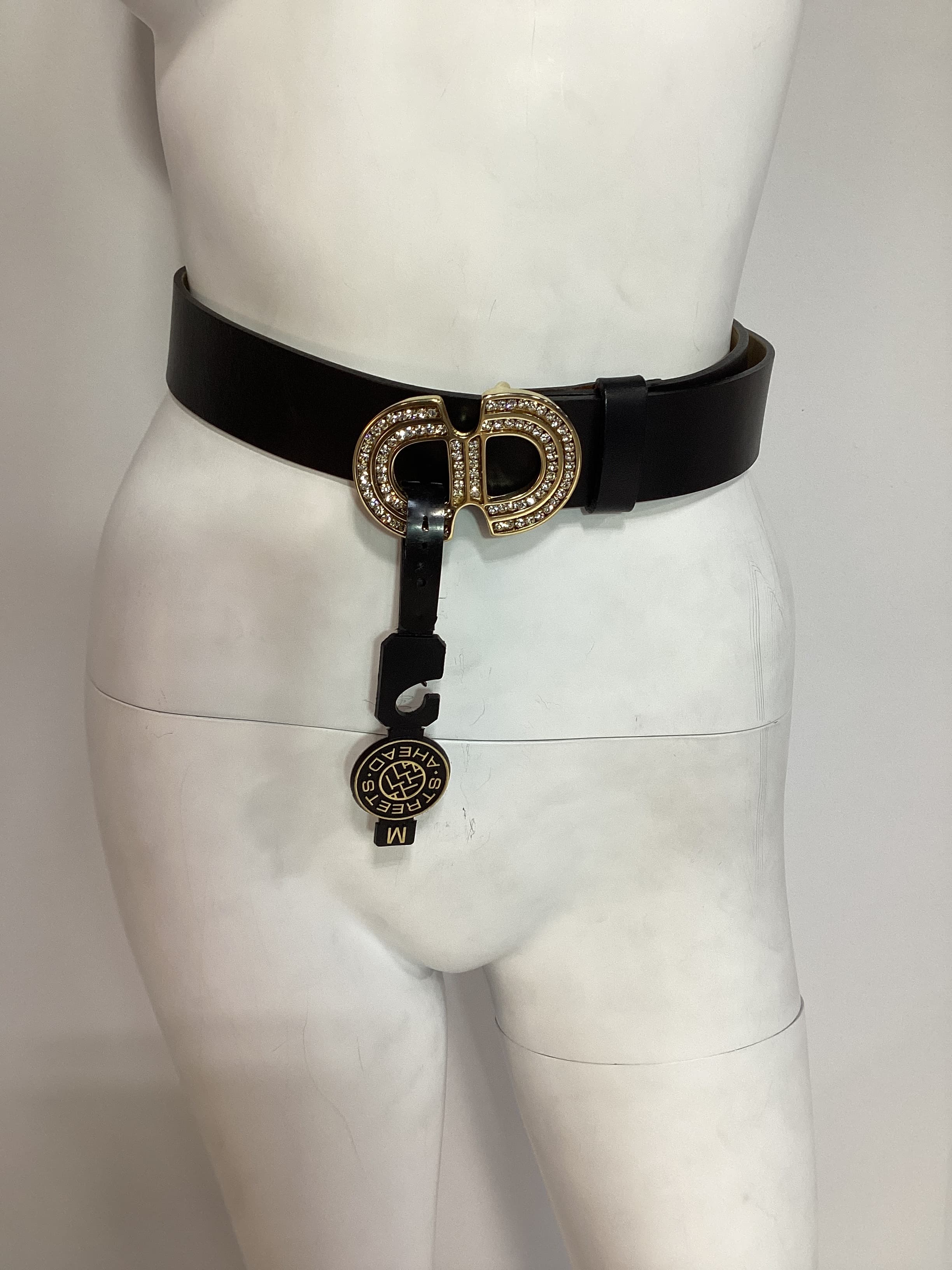 Amelia Belt In Black & Gold - Image 2