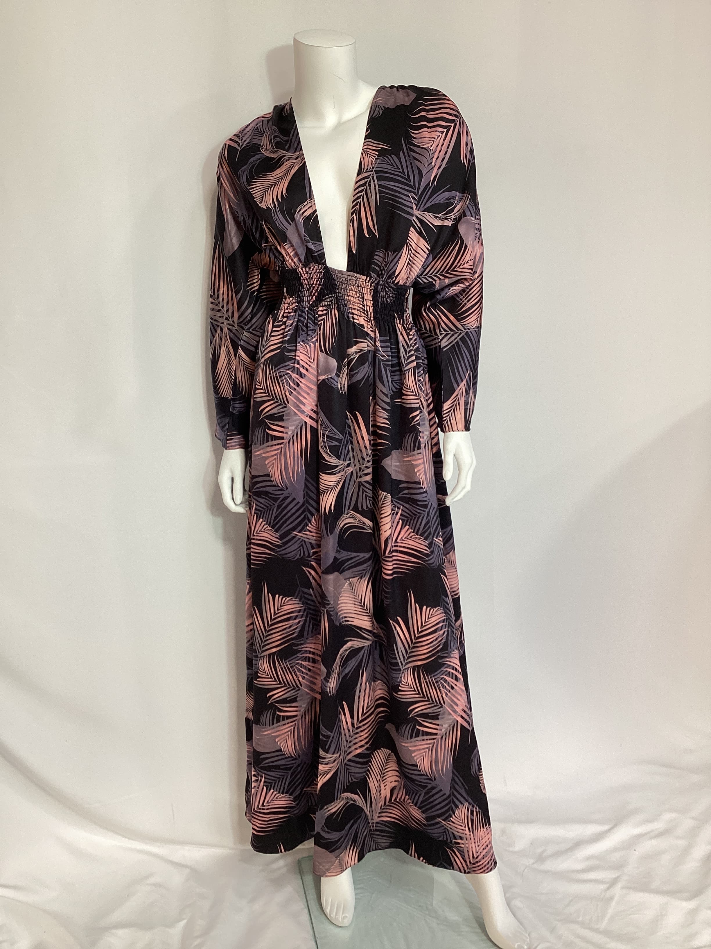 Bardot Dress In San Miguel Palm - Image 2