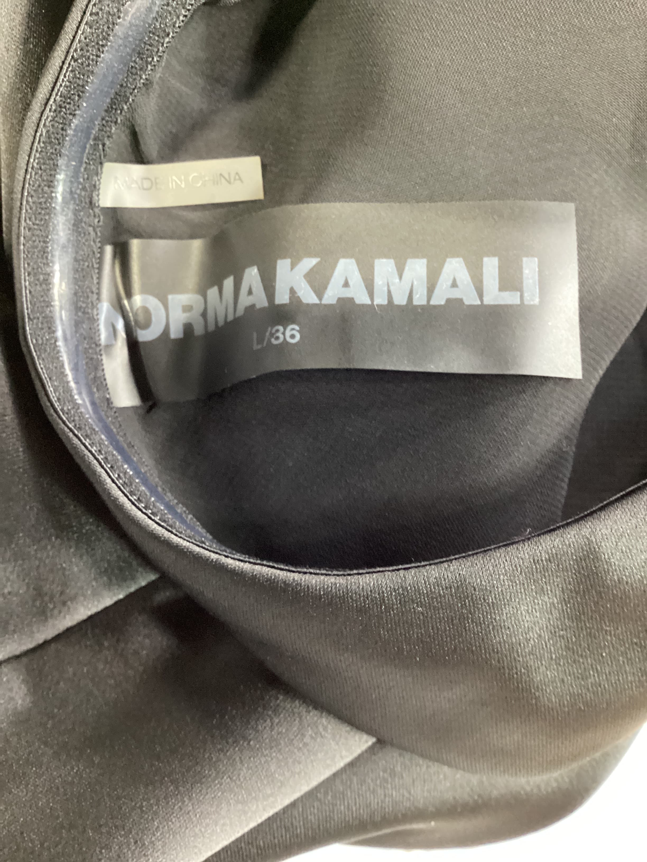 Norma Kamali X Revolve Bias Obie Skirt To Midcalf In Black - Image 4