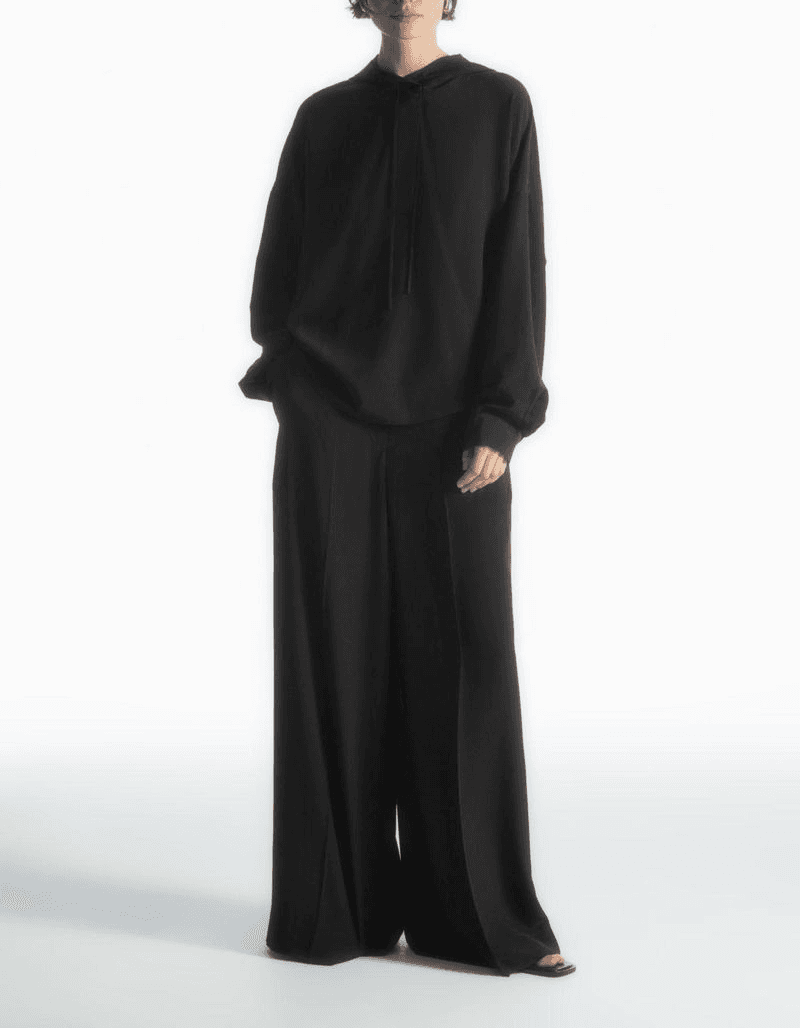Silk Wide-Leg Pants - Image 1