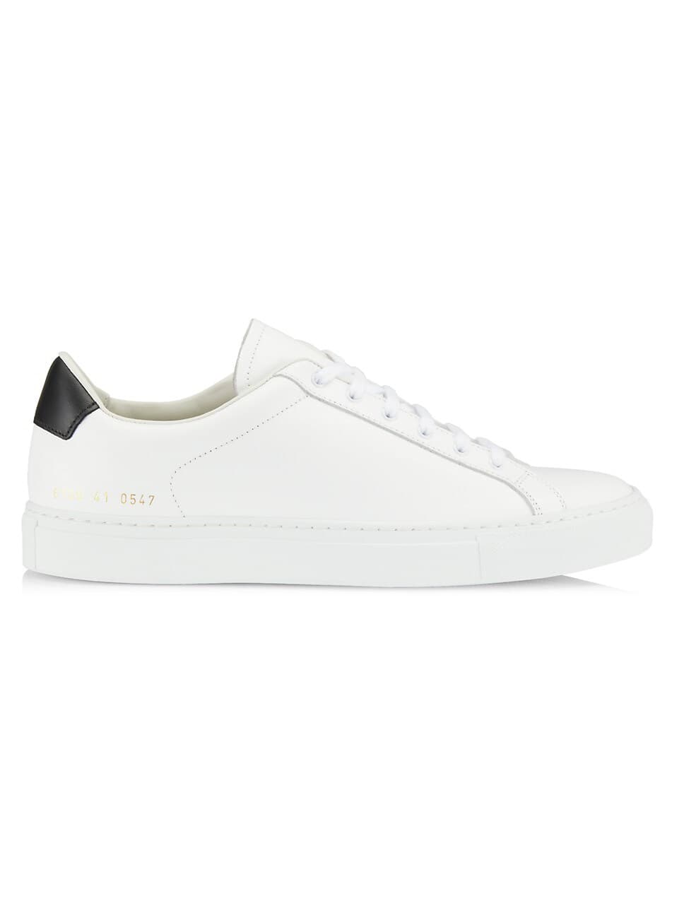 Retro Low Leather Sneakers - Image 1