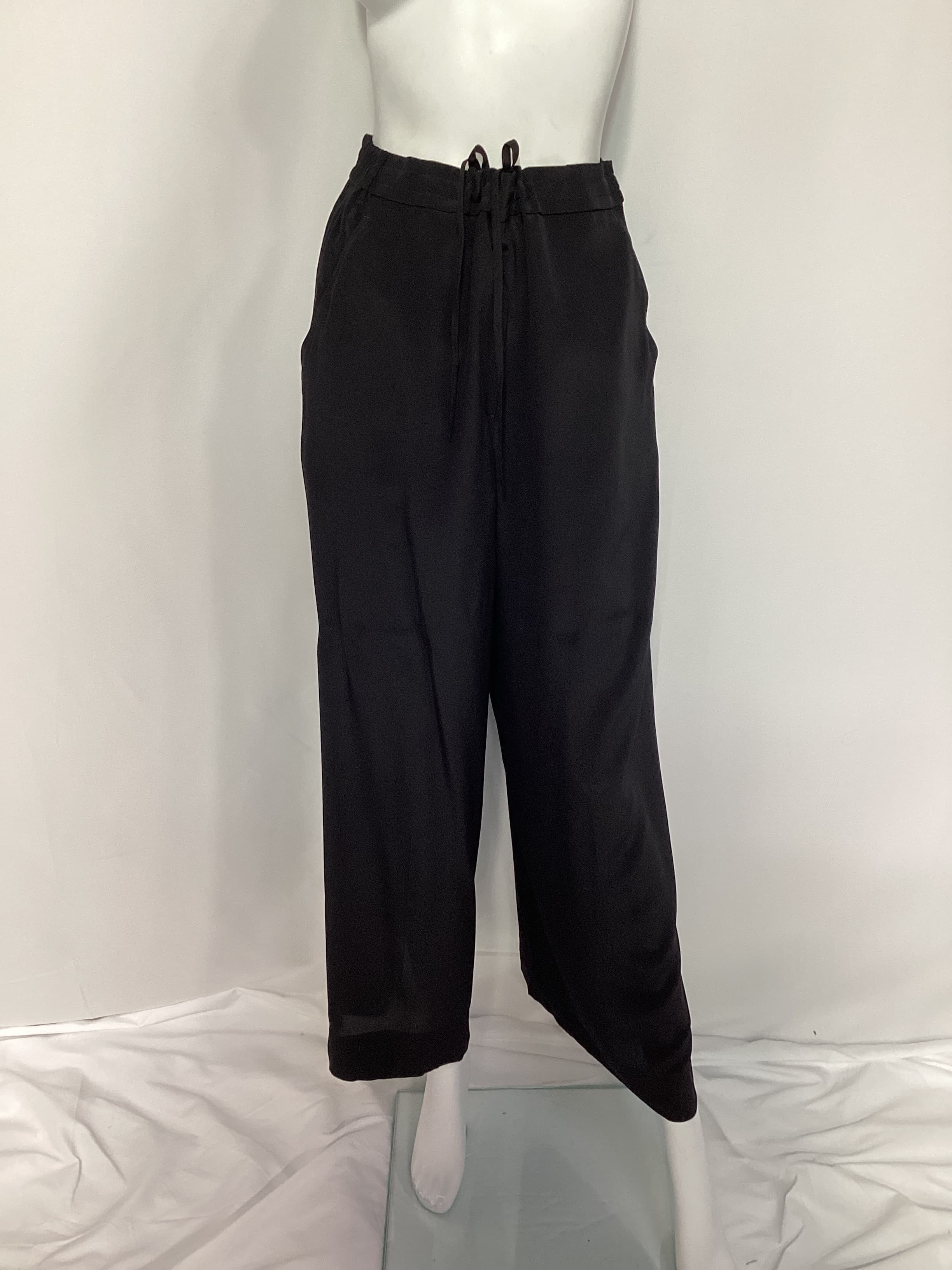 Silk Wide-Leg Pants - Image 3
