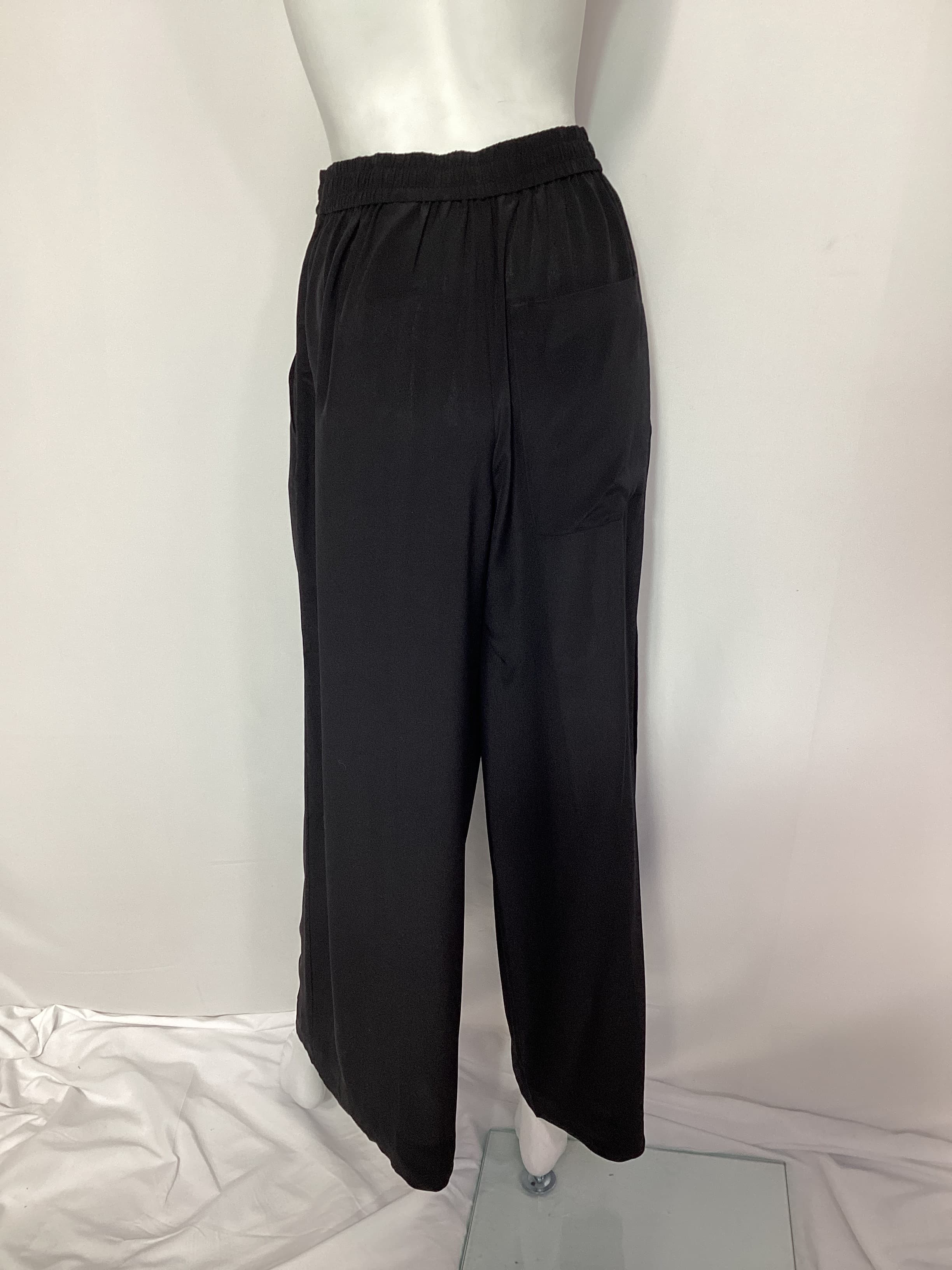 Silk Wide-Leg Pants - Image 4