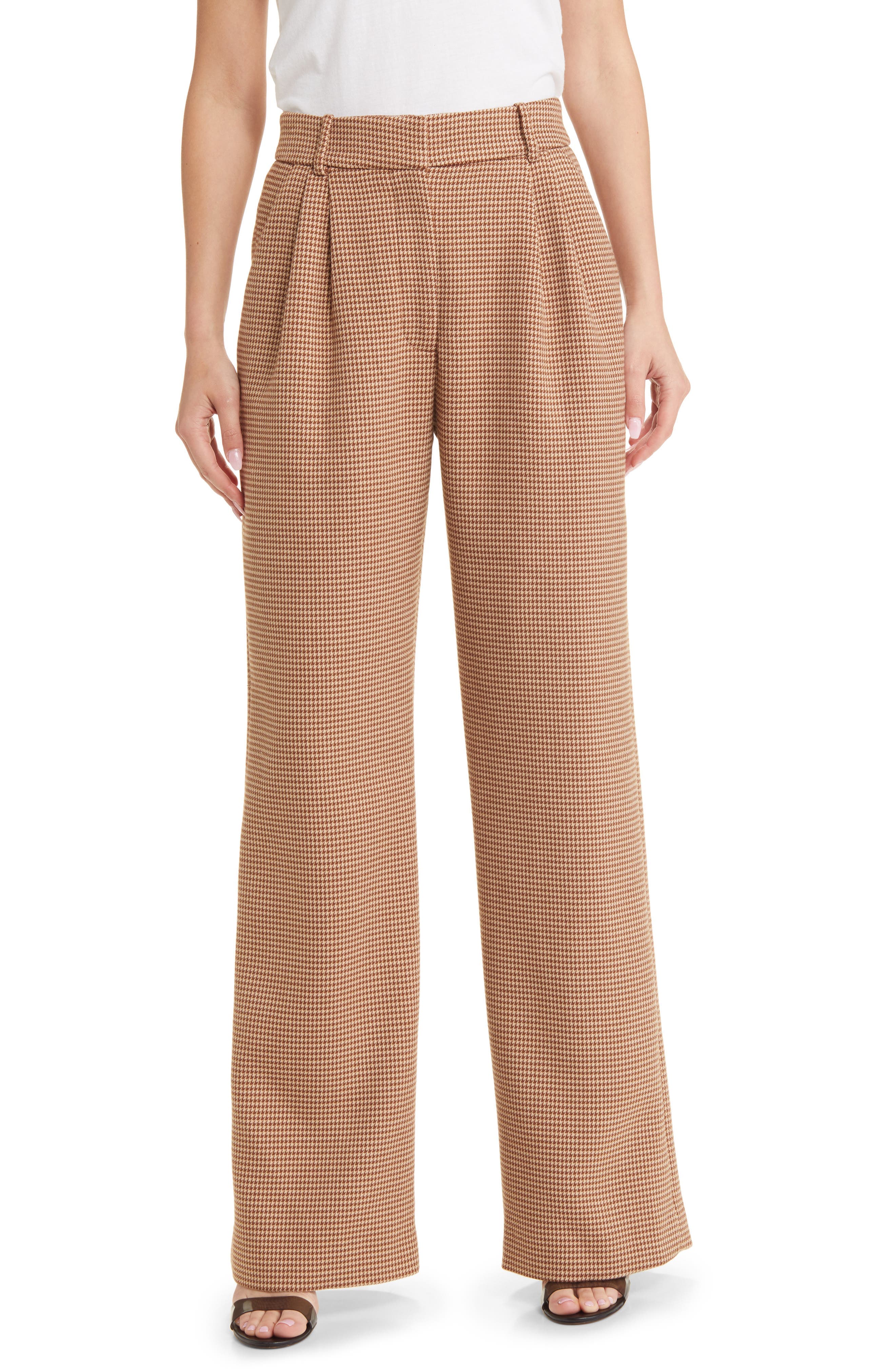 Favorite Houndstooth Wide Leg Pants - Image 1