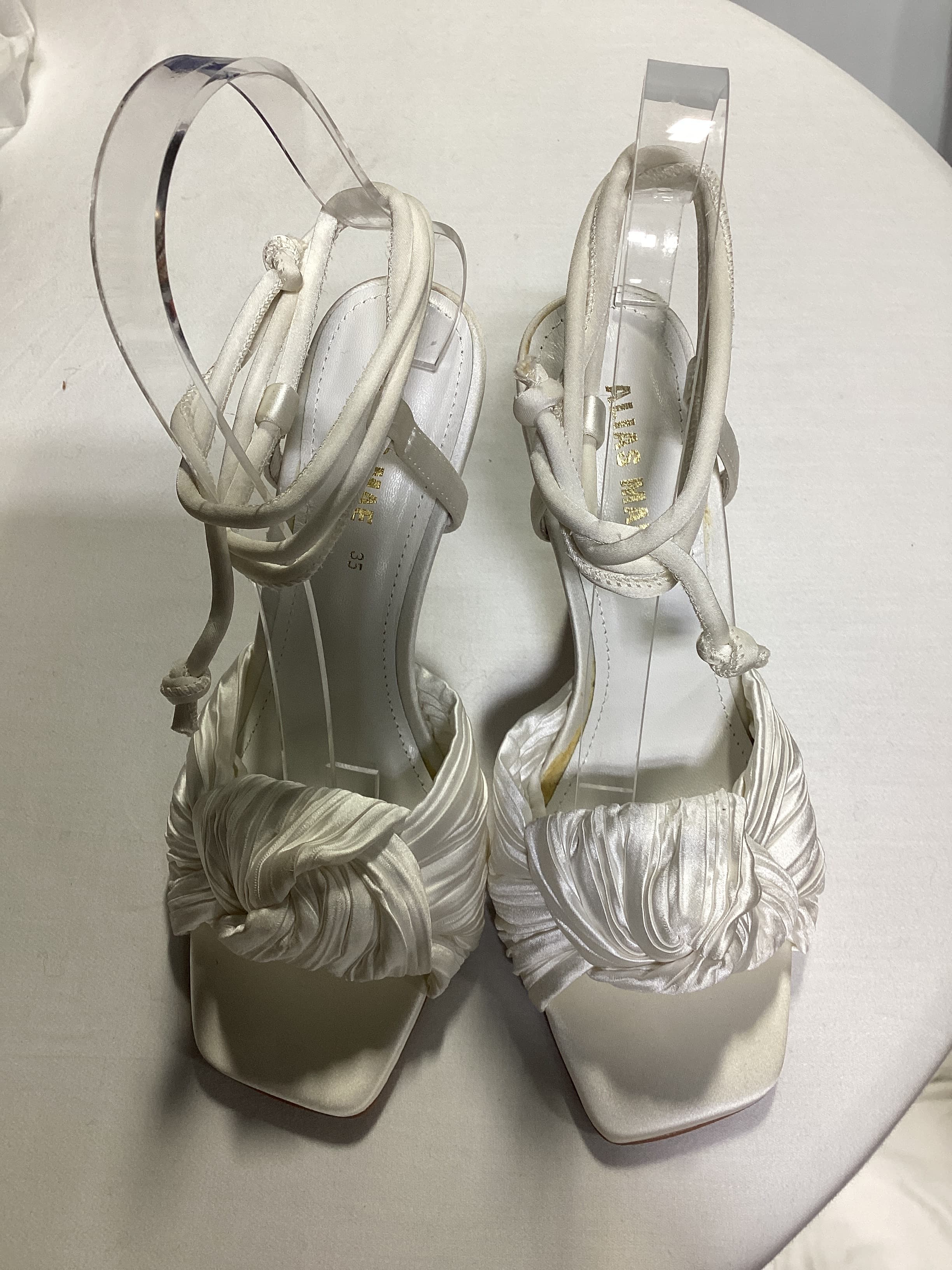 Mina Sandal In Ivory - Image 2