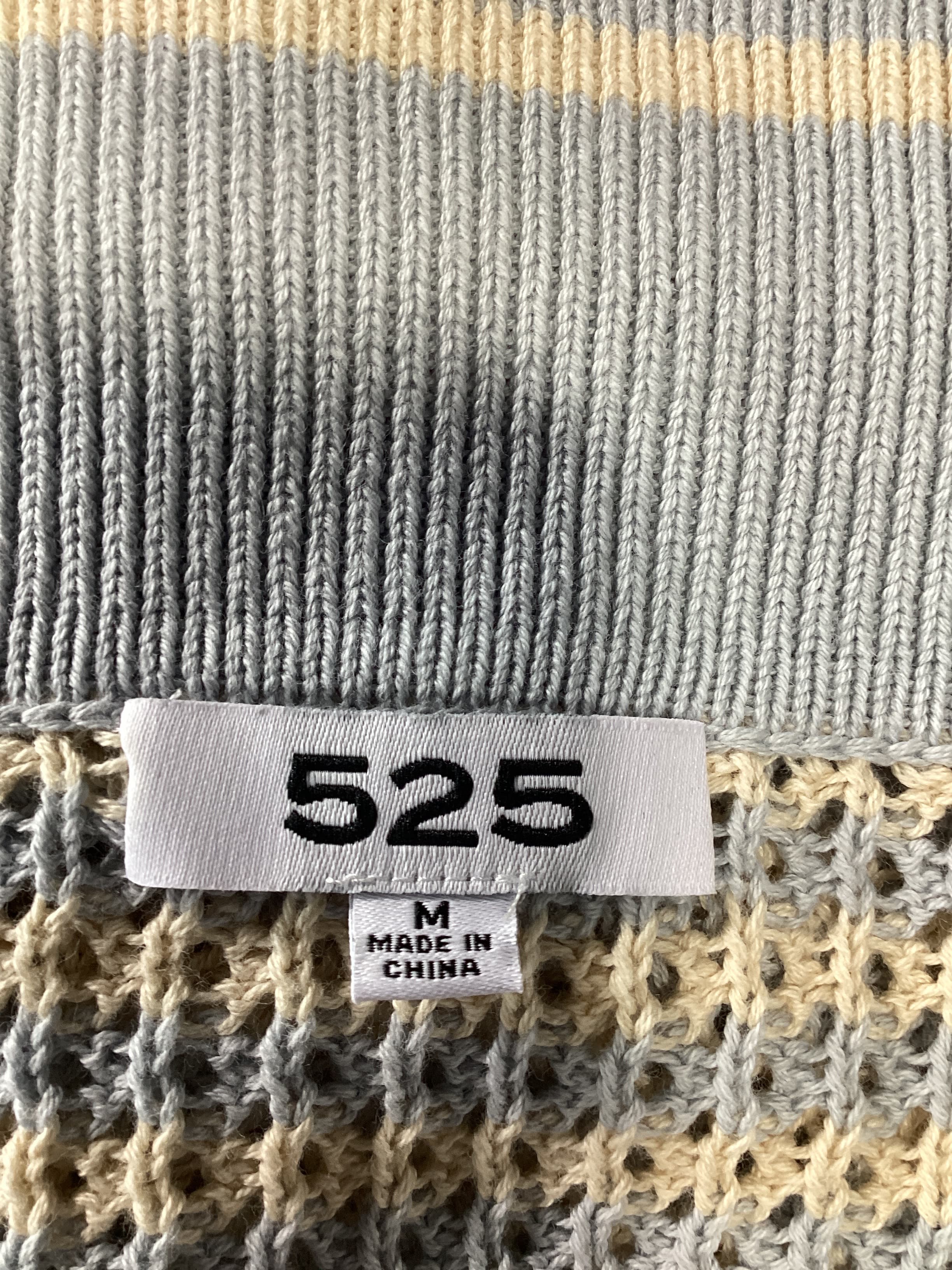 Stripe Polo Pullover Sweater In Iceberg Multi - Image 4