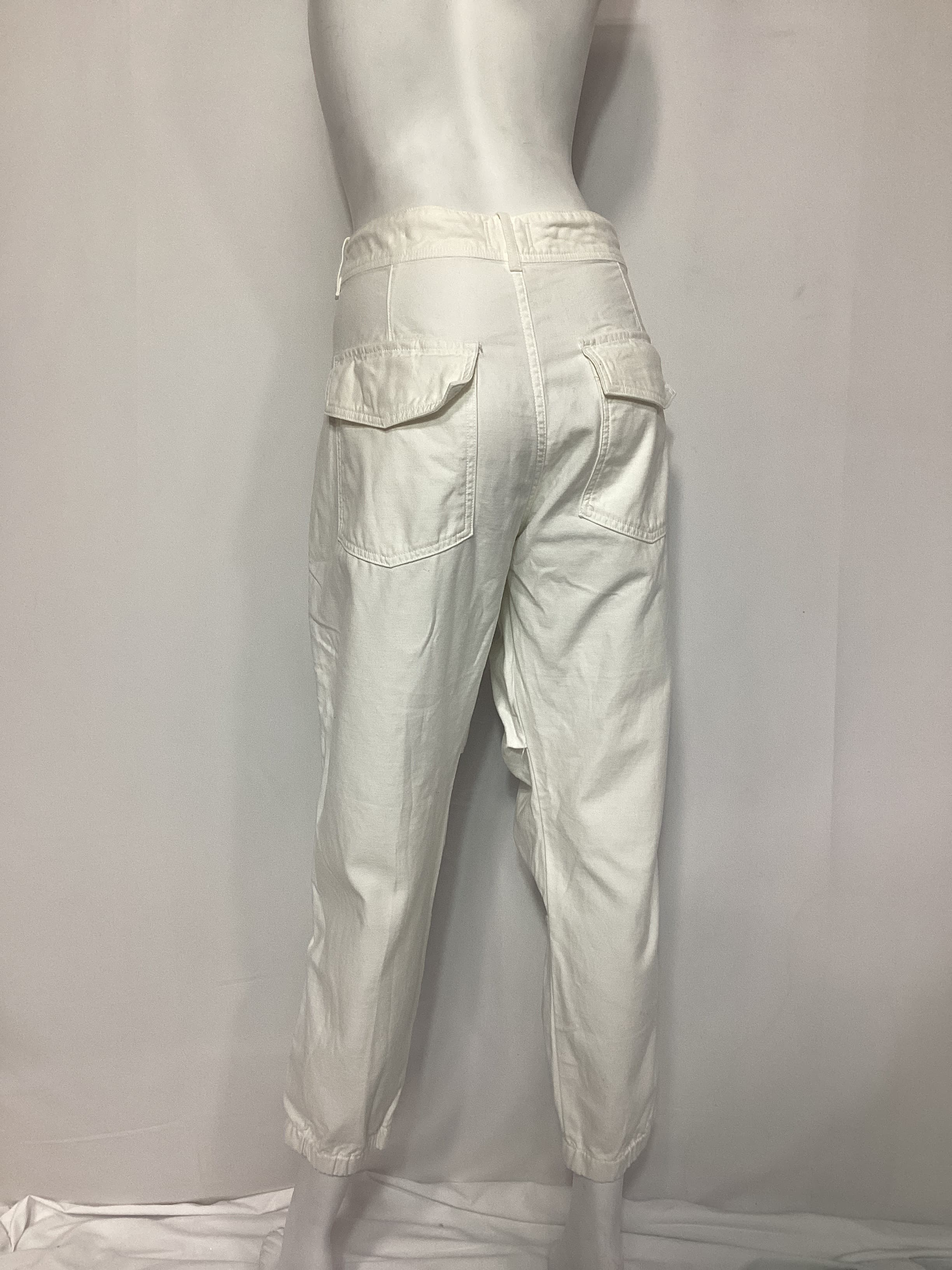 Agni Utility Pant In Soft White - Image 3