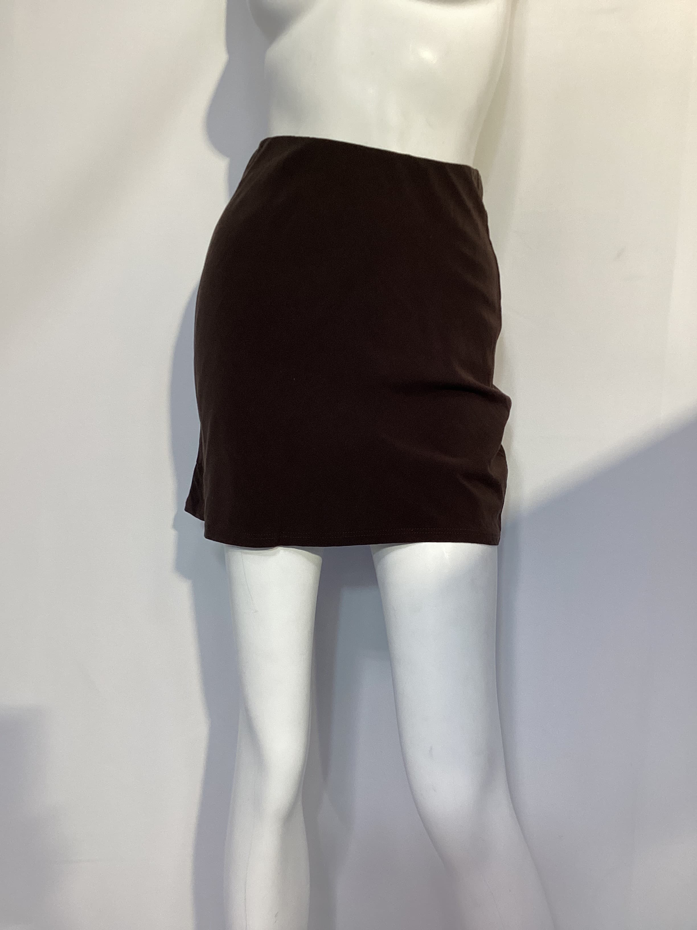 Mini Skirt In Espresso - Image 3
