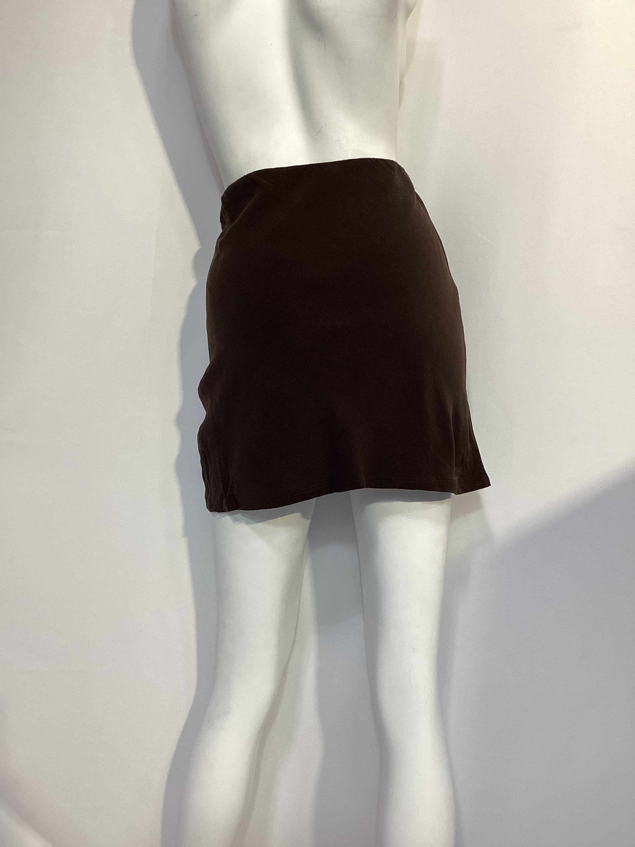 Mini Skirt In Espresso - Image 4