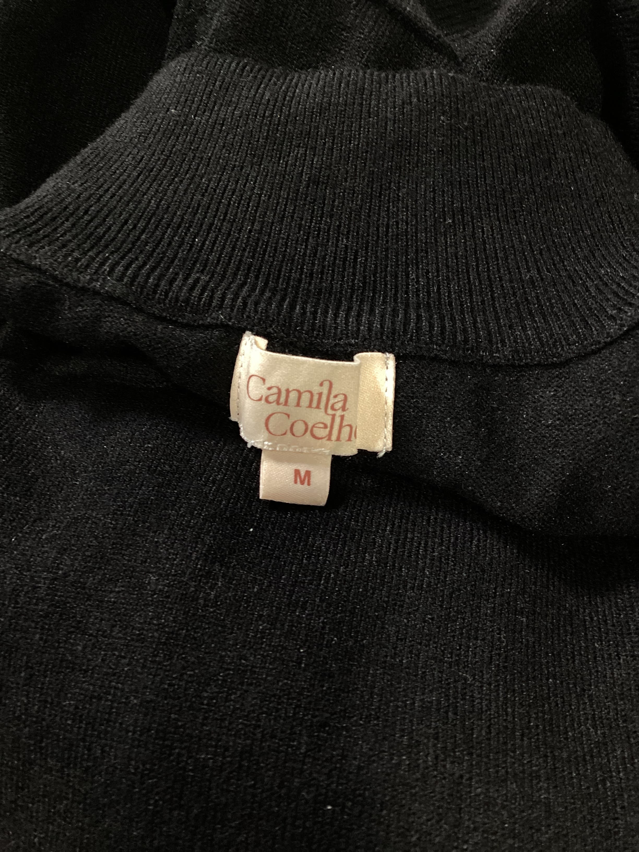 Taylor Sweater Dress In Black - Image 2