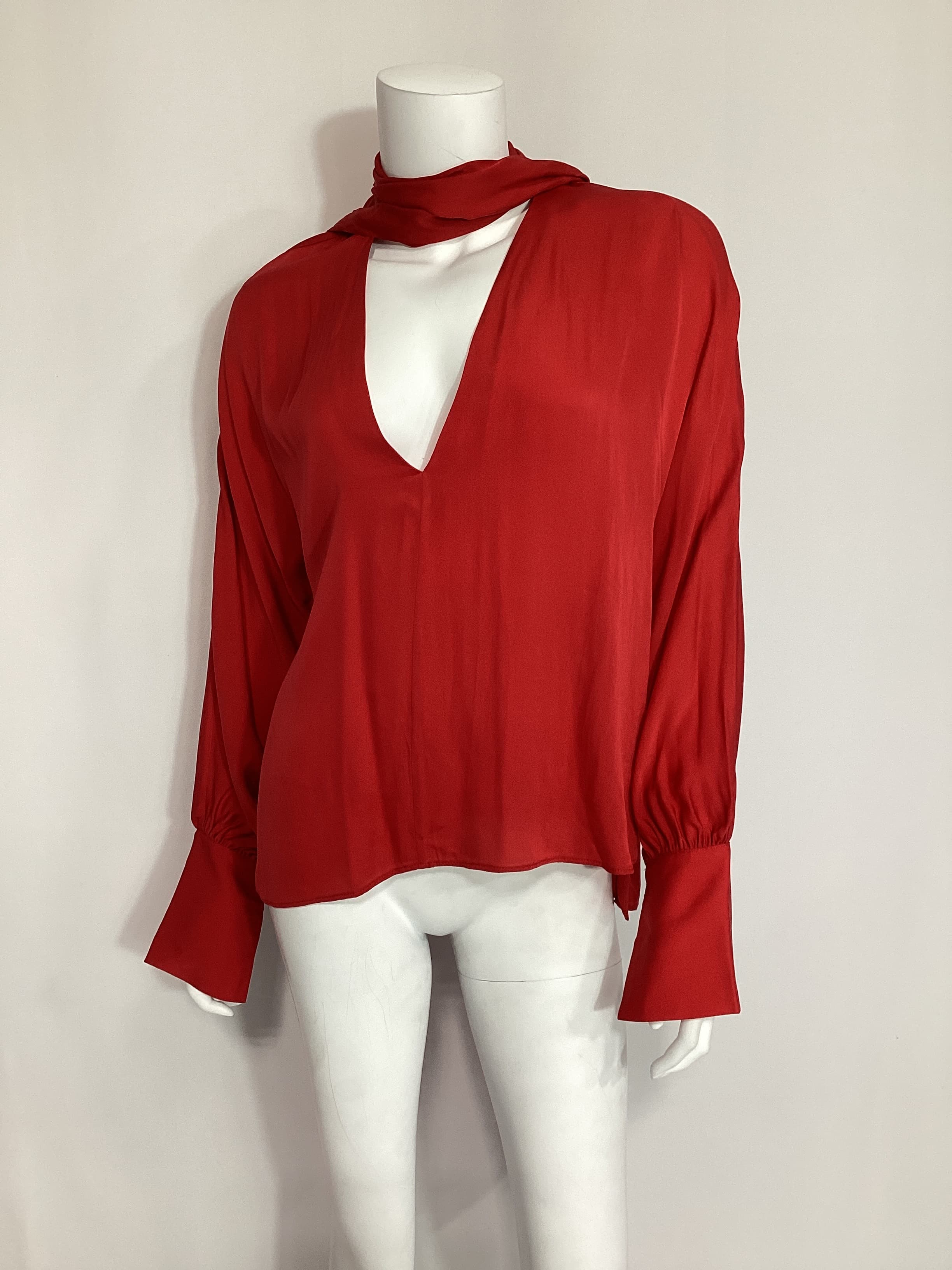 Malin Top In Bright Red - Image 3