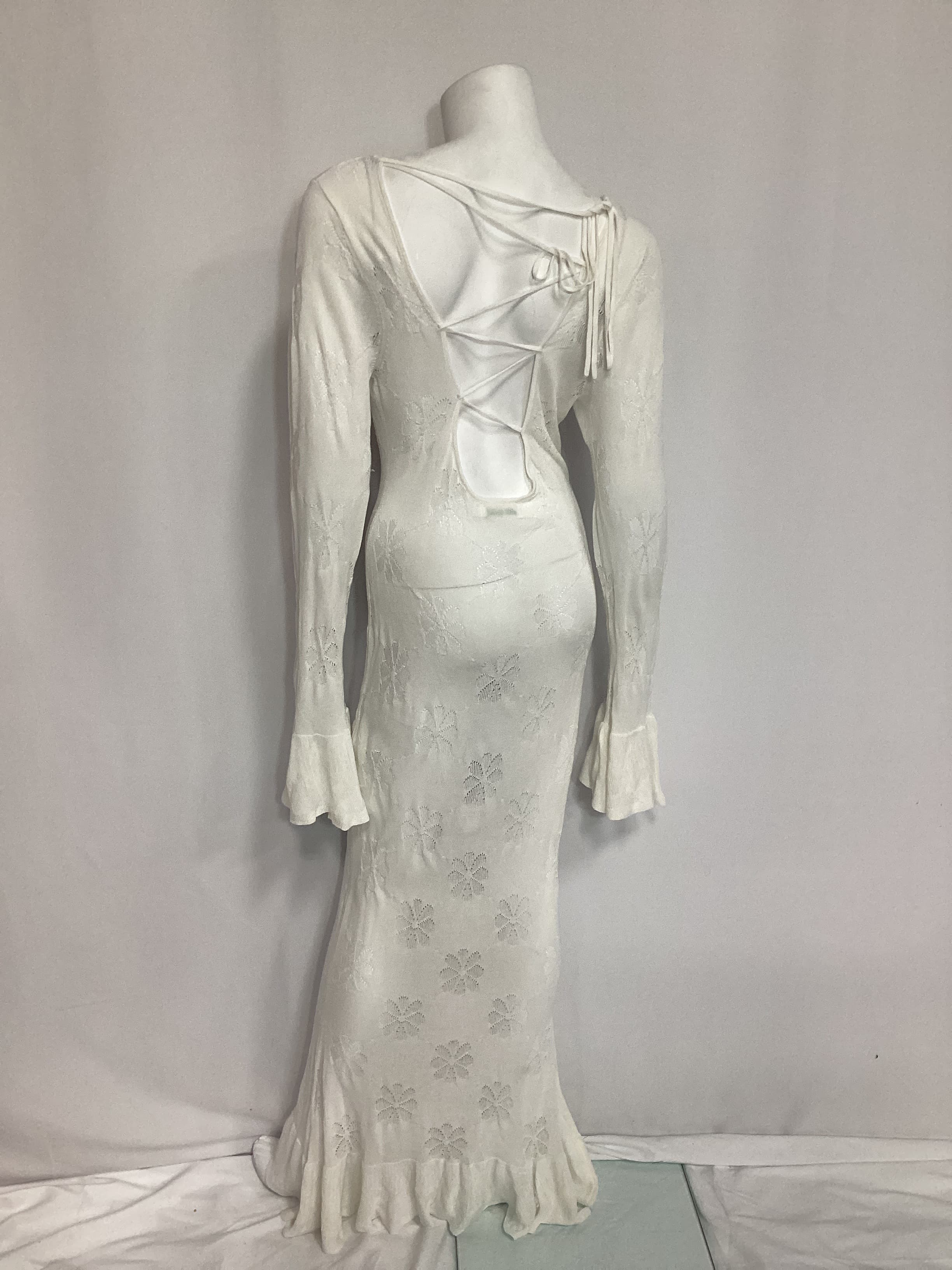 Rafaella Dress In Venetian White - Image 3