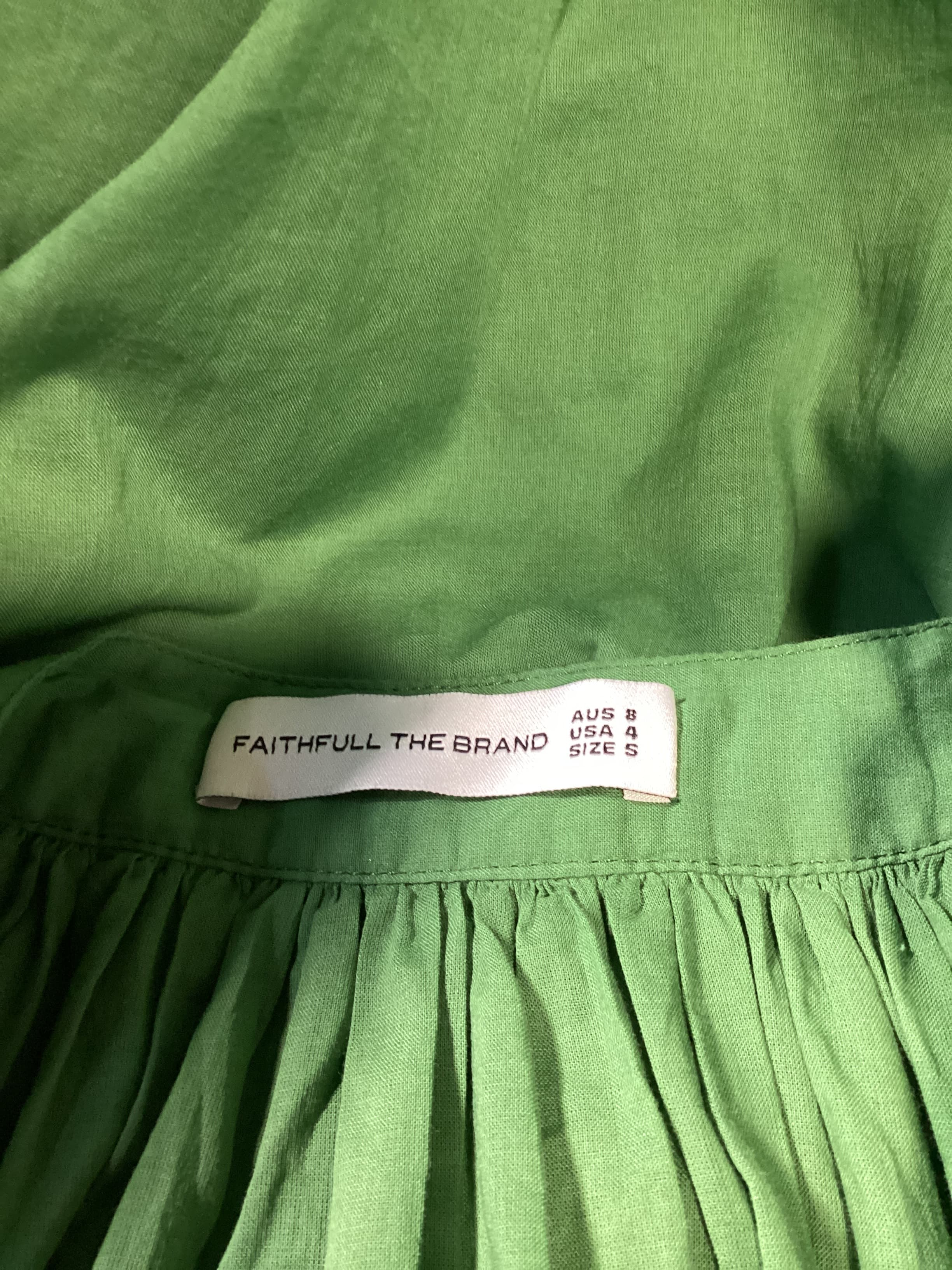 Lucita Smock Dress In Dark Green - Image 2