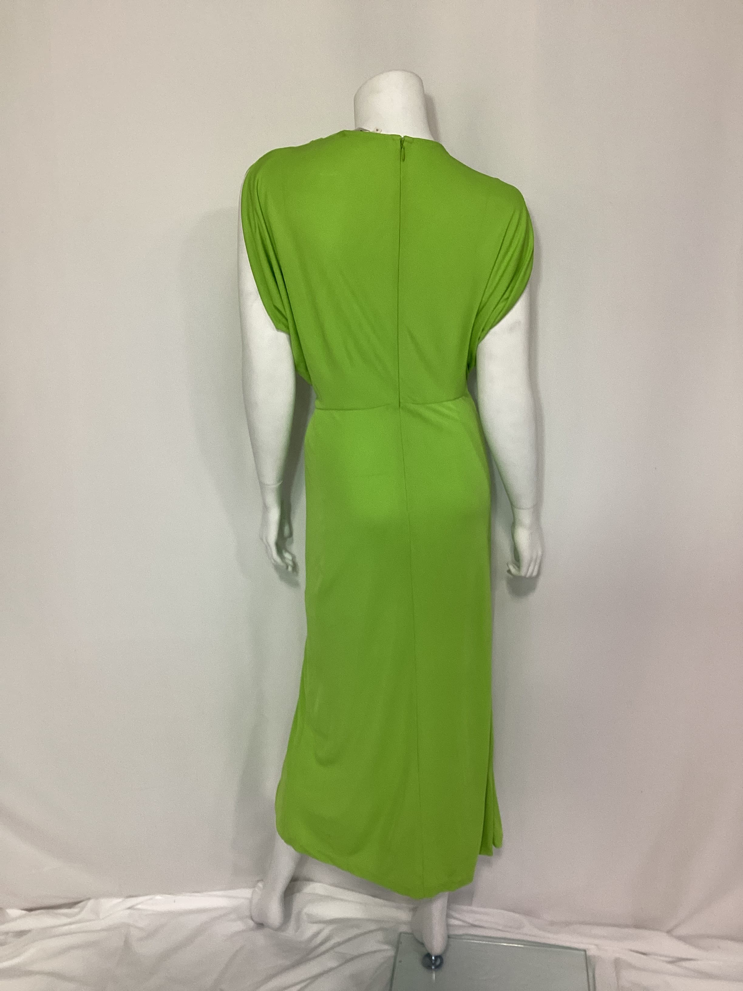 Williams Dress In Chartreuse - Image 2