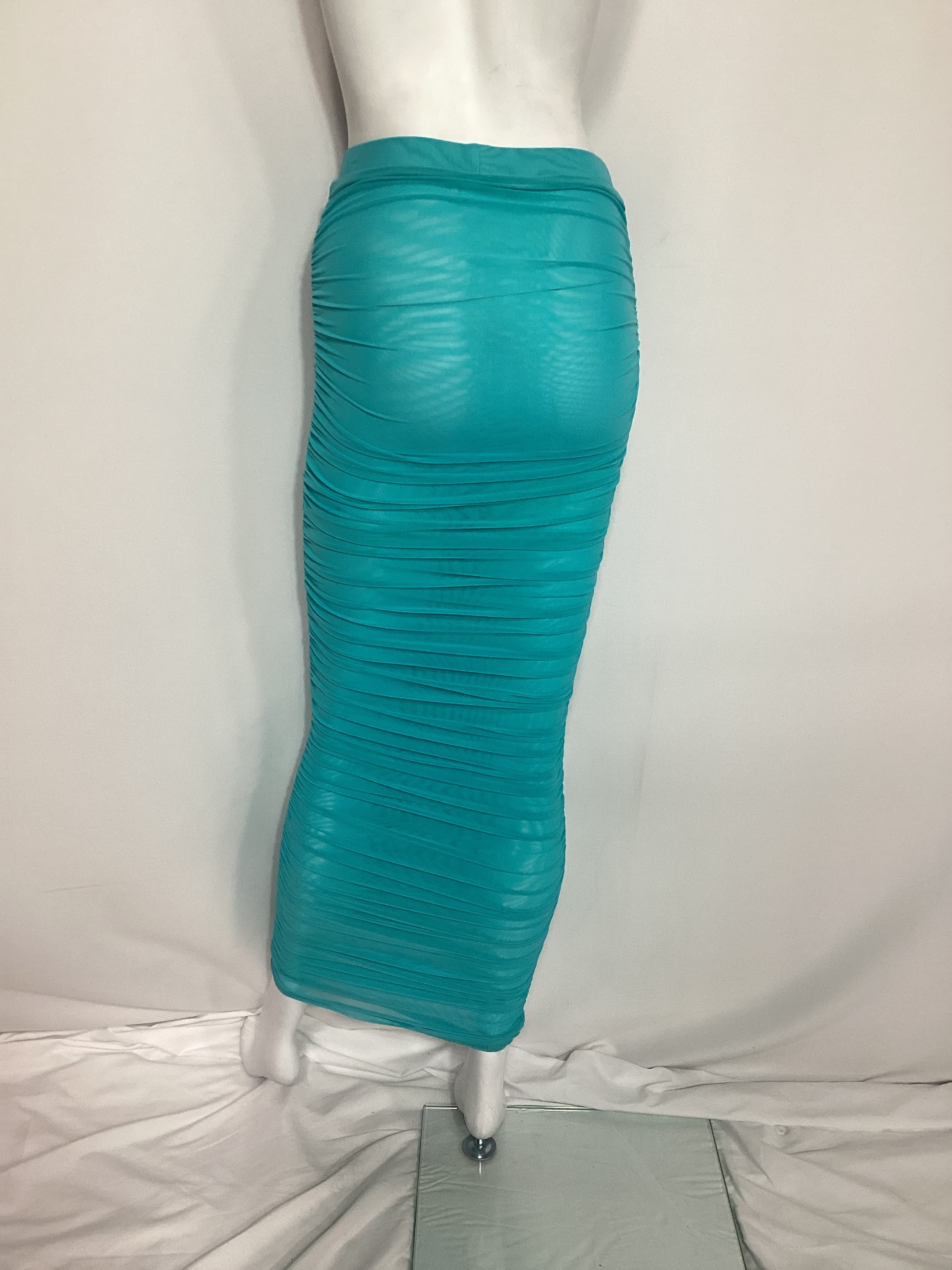 Marine Maxi Skirt In Bright Blue - Image 2