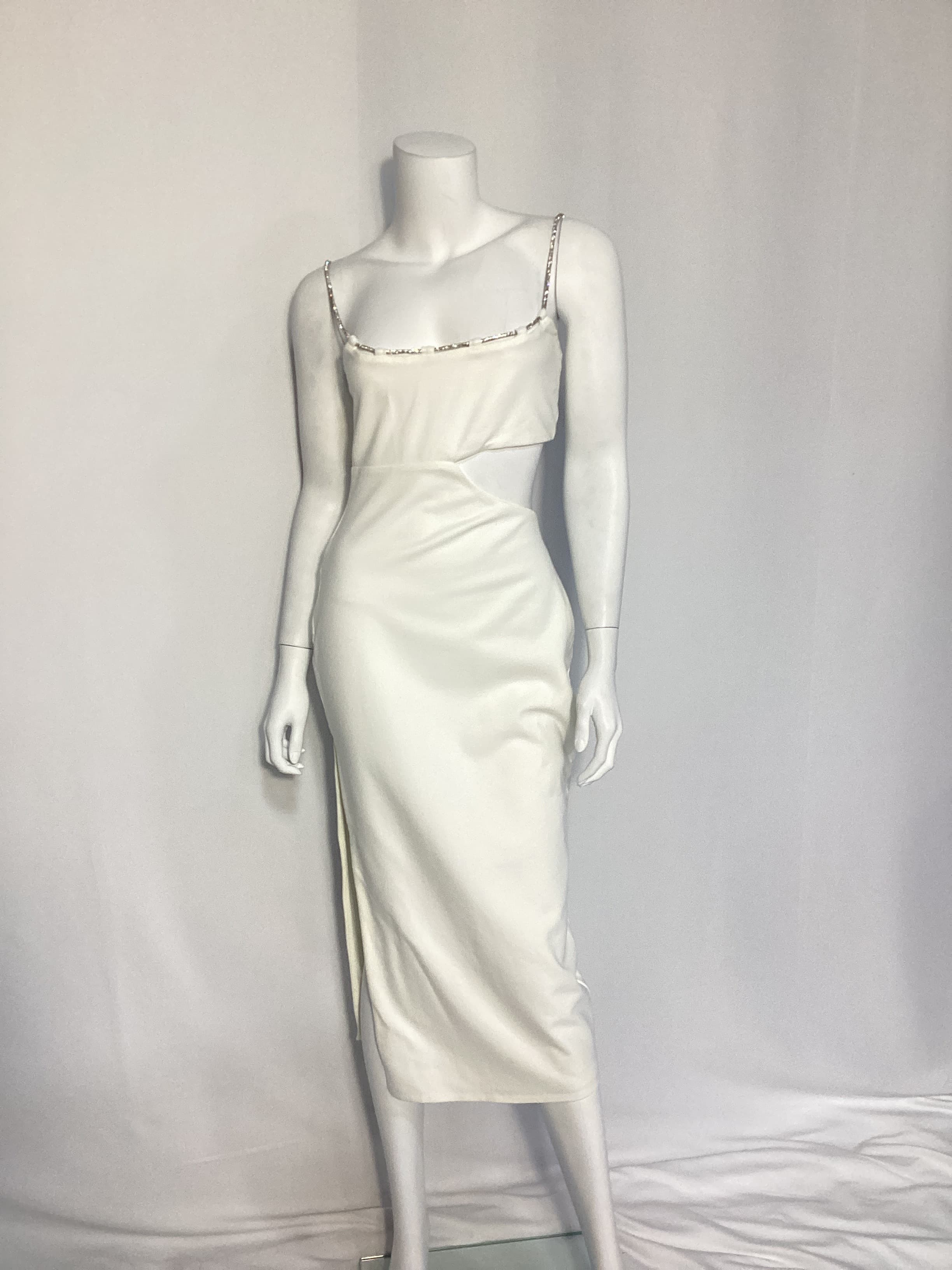 Charlotte Midi Dress In White - Image 2