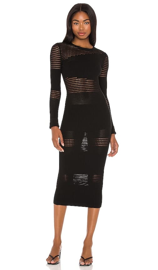 Tianna Dress In Black - Image 1