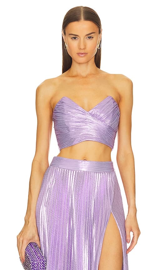 Sophia Top In Dusty Lilac - Image 2
