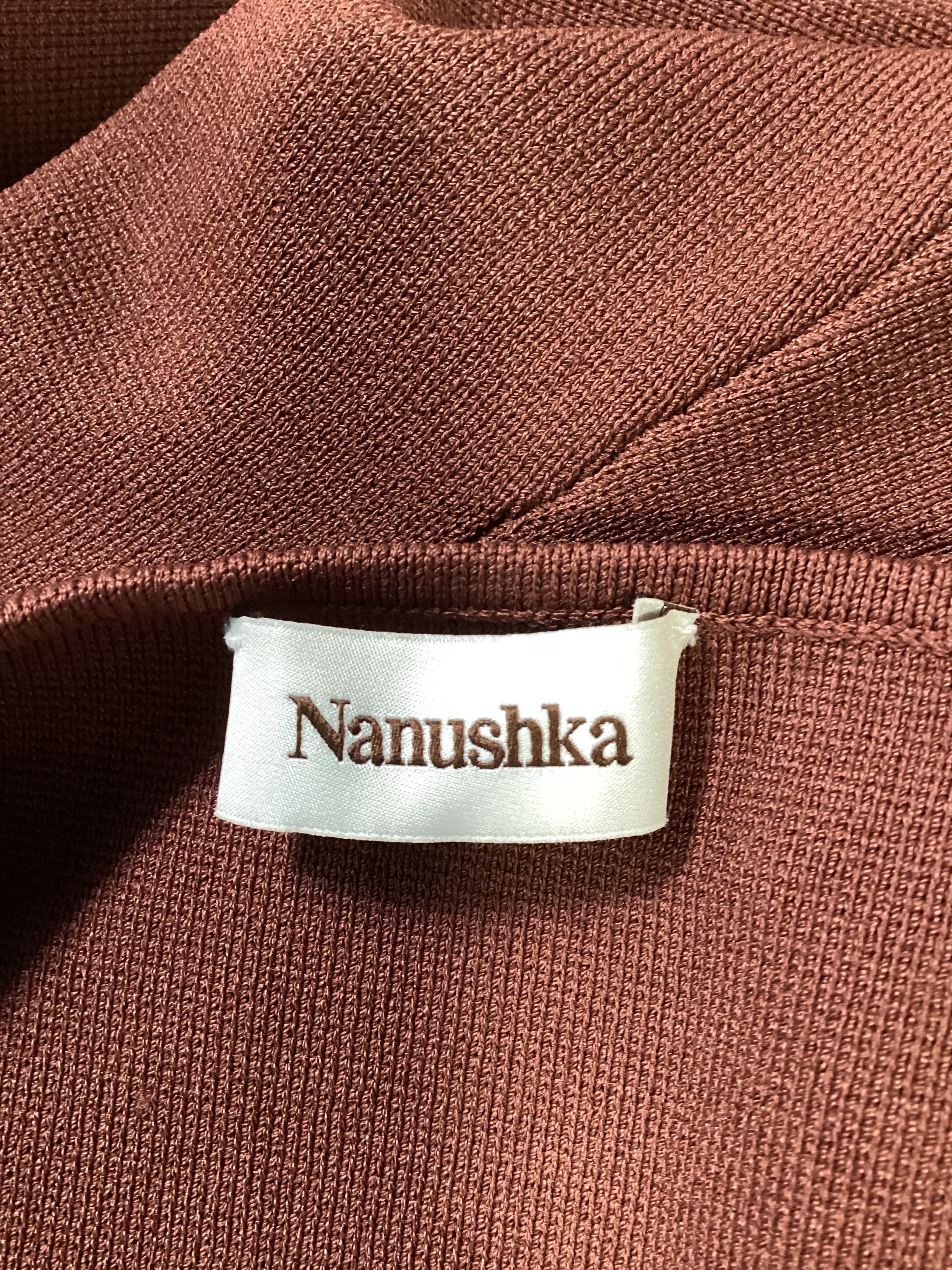 Nyoka Dress In Mahogany - Image 3