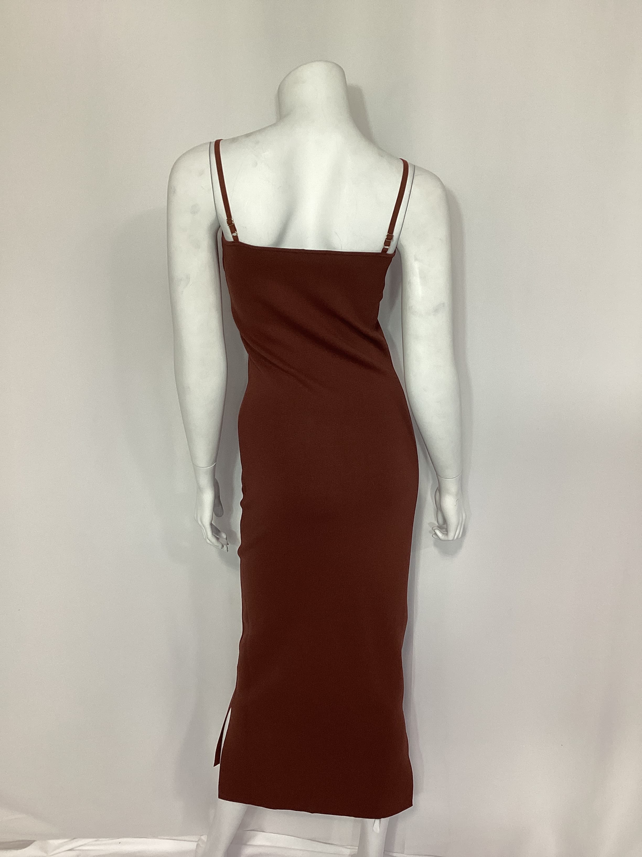 Nyoka Dress In Mahogany - Image 2
