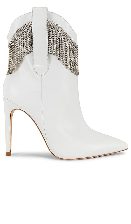 Blade Bootie In White - Image 1