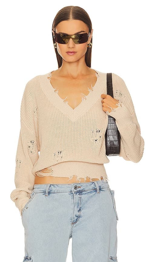 Syd Sweater In Cappucino - Image 1