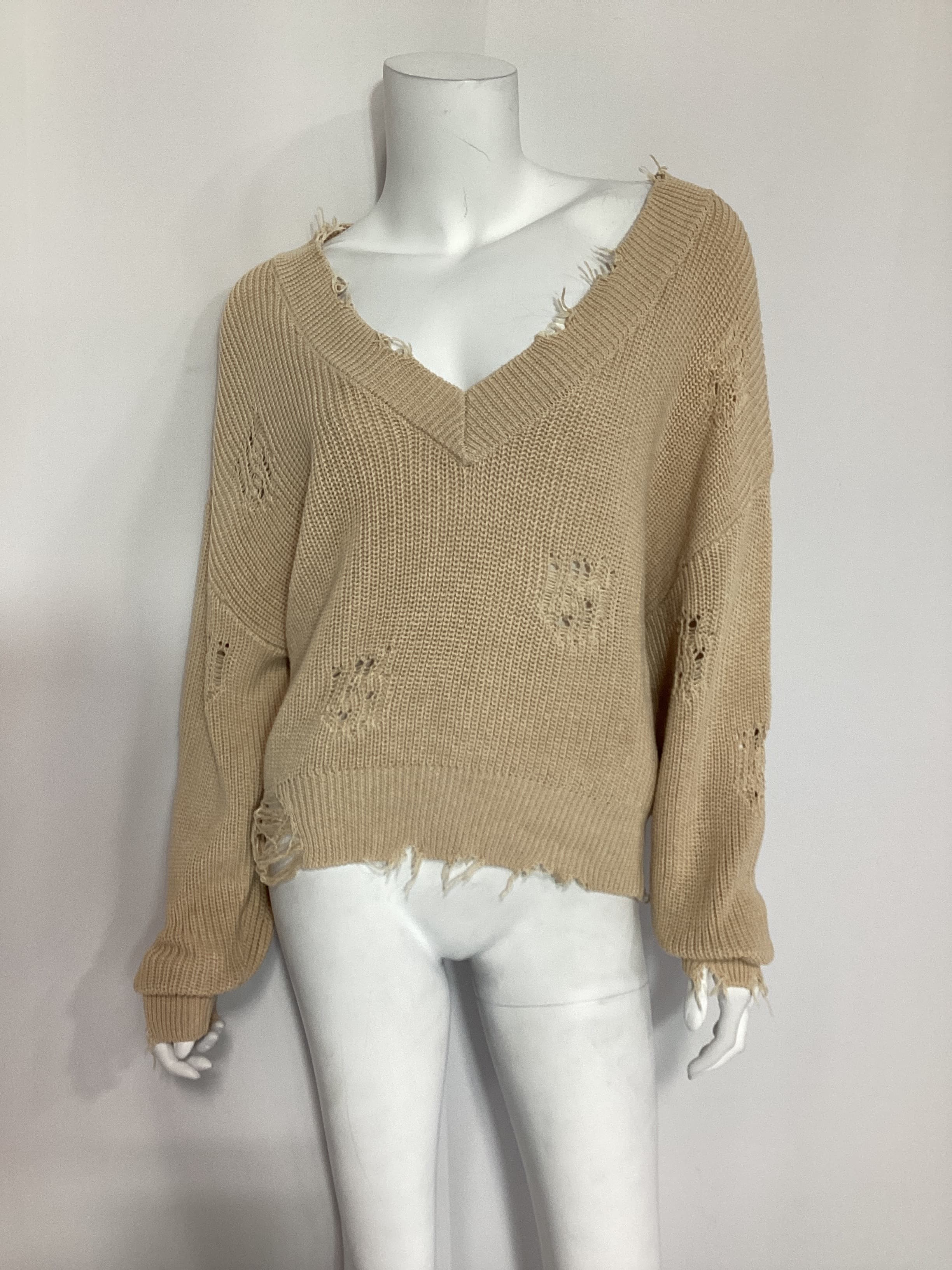 Syd Sweater In Cappucino - Image 3