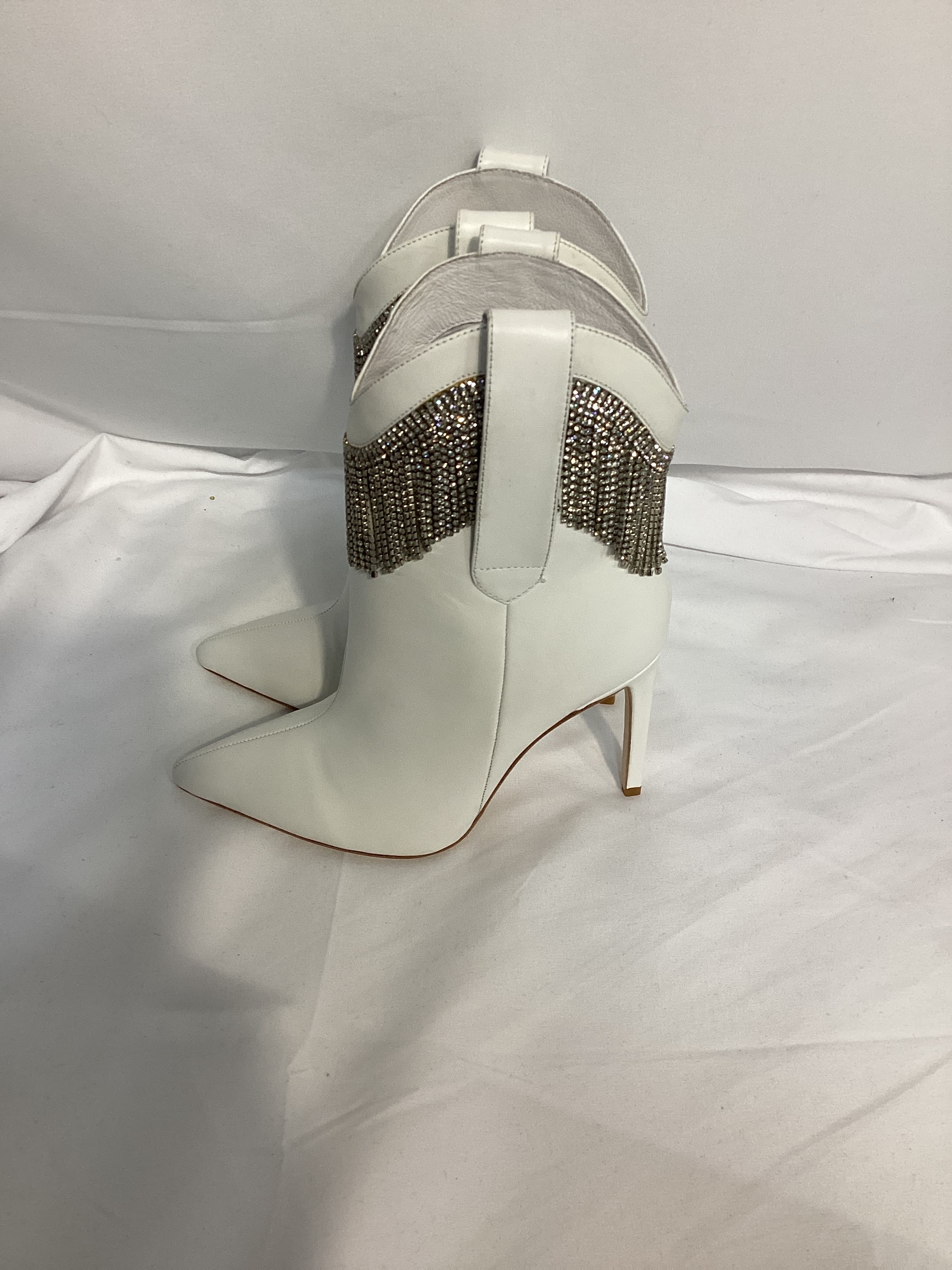Blade Bootie In White - Image 4