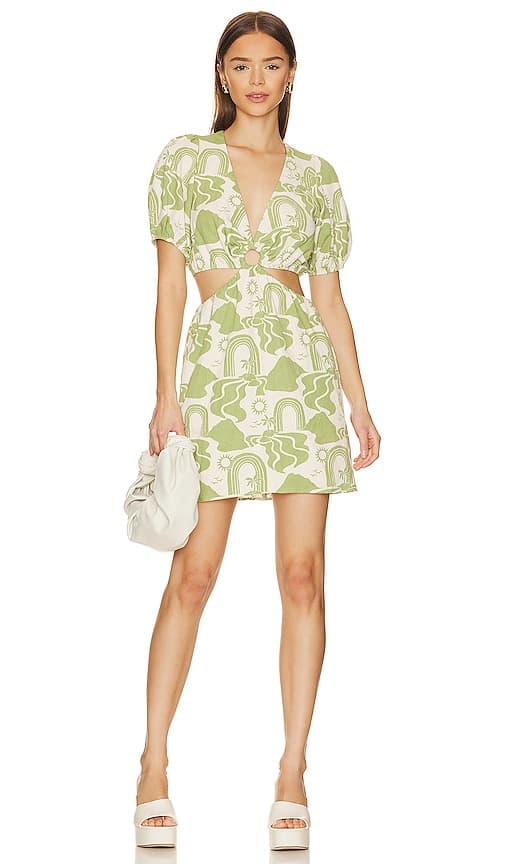 Jessa Mini Dress In Desert Sands - Image 1