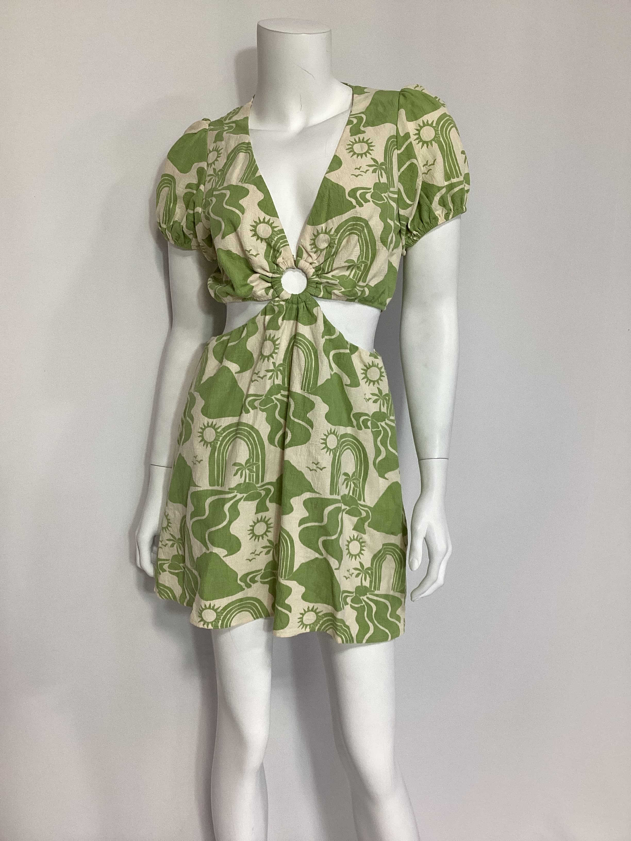 Jessa Mini Dress In Desert Sands - Image 2