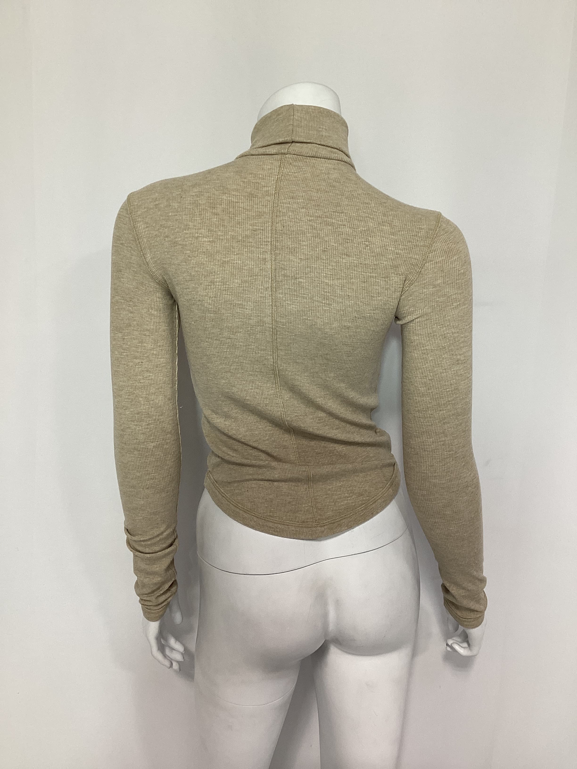 The Line By K Mads Turtleneck In Beige Melange - Image 3
