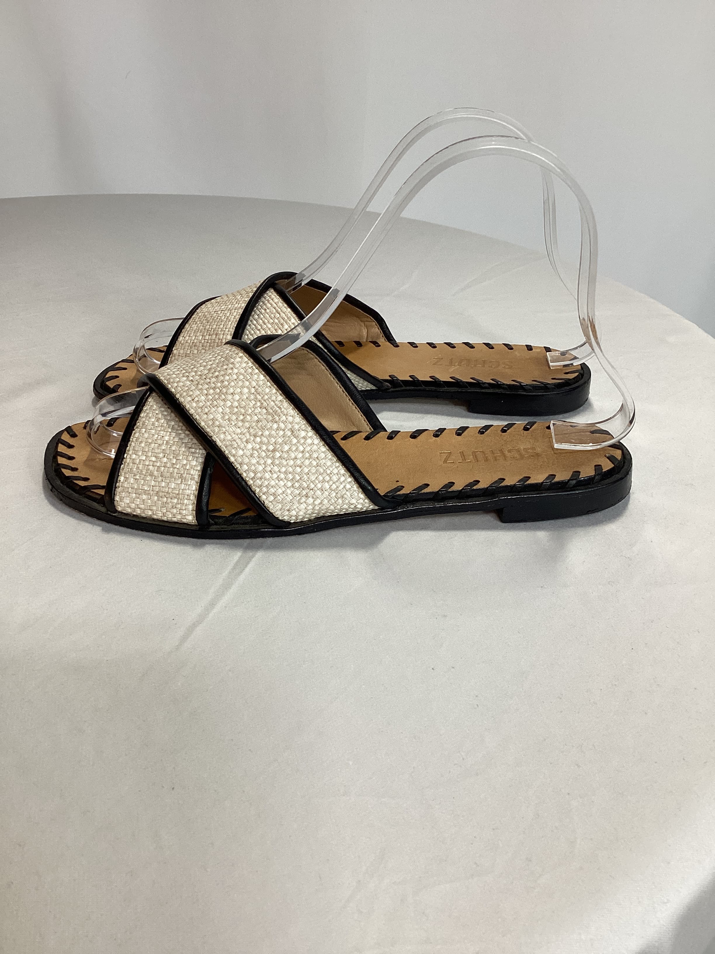 Alita Flat In Palha & Black - Image 3