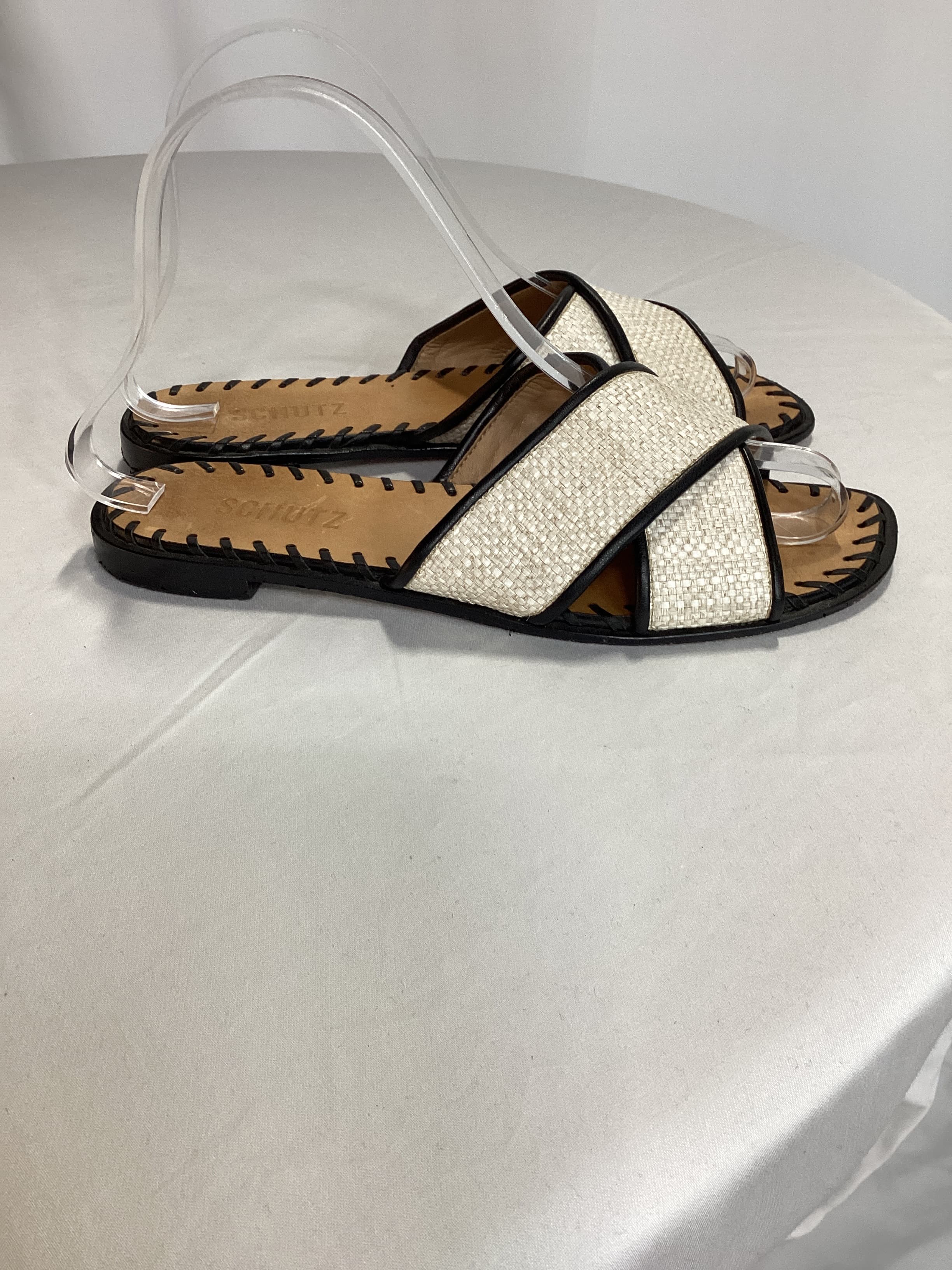 Alita Flat In Palha & Black - Image 4