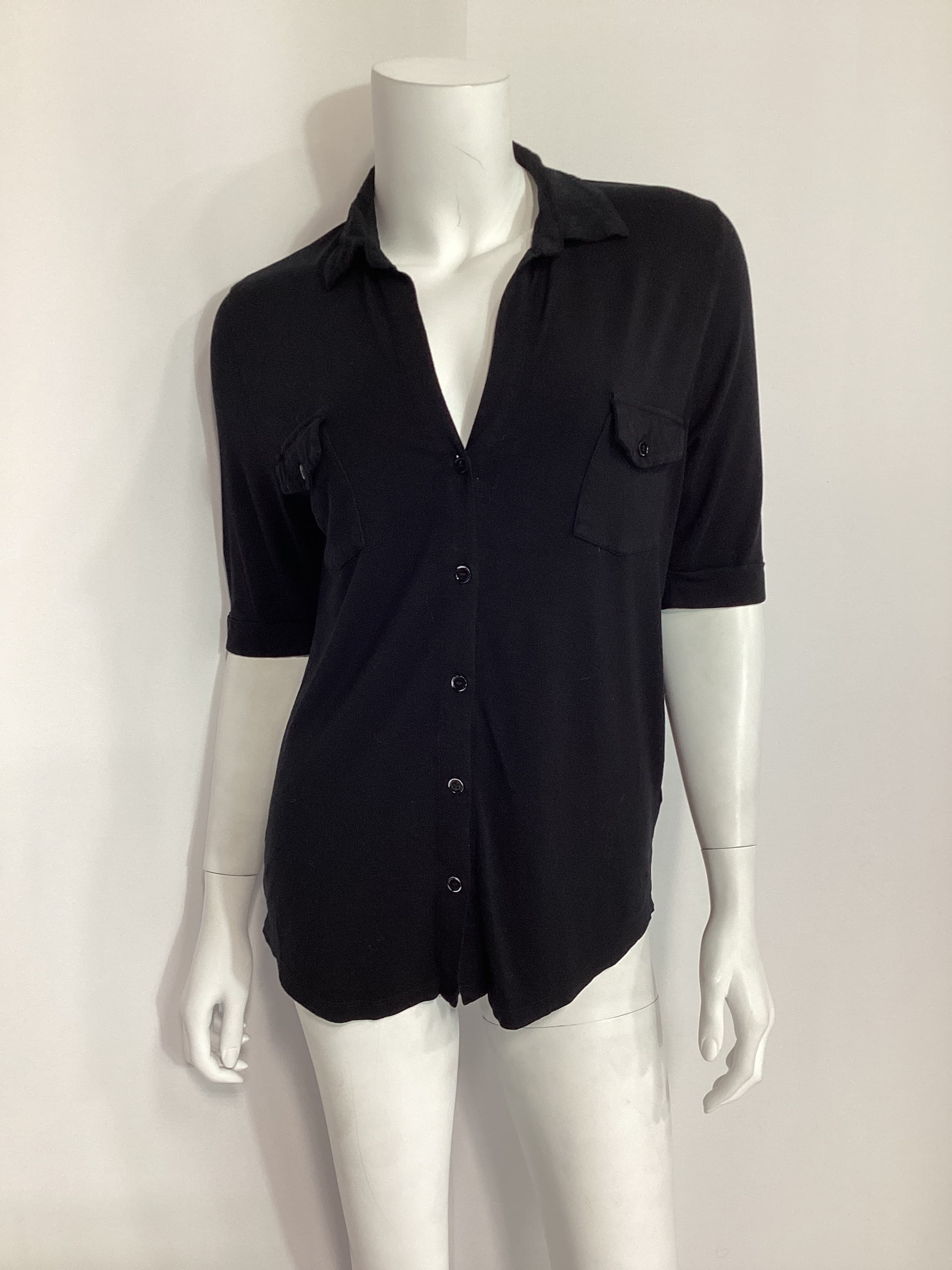 Soft Touch Elbow-Sleeve Pocket Shirt - Image 3