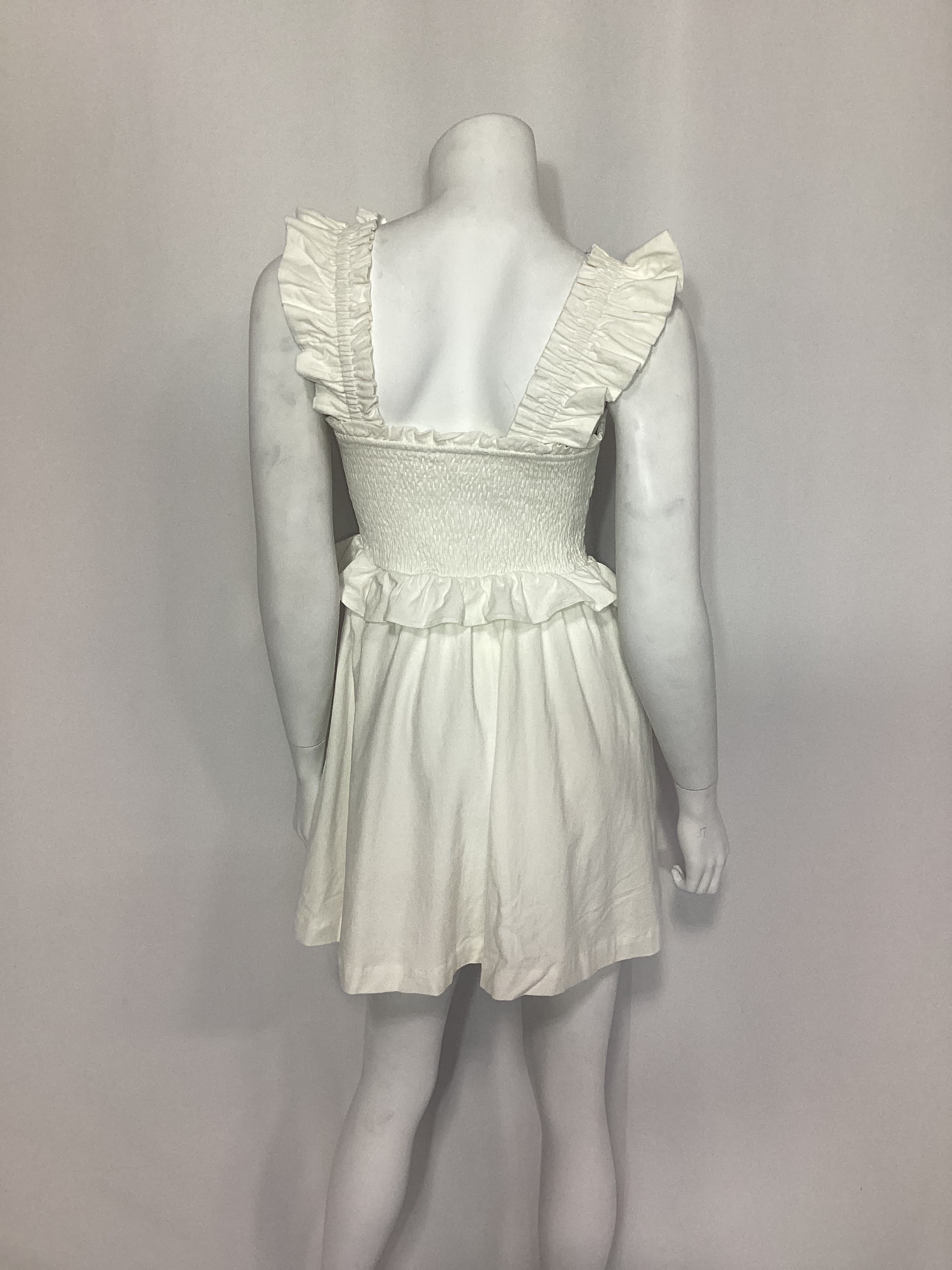 Hillary Mini Dress In Ivory - Image 3