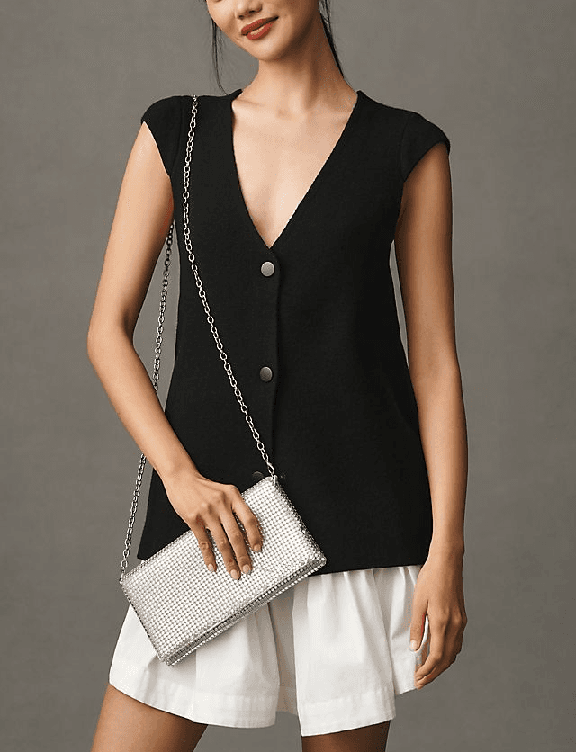 The Willa Oversized Sweater Vest By Anthropologie - Image 1