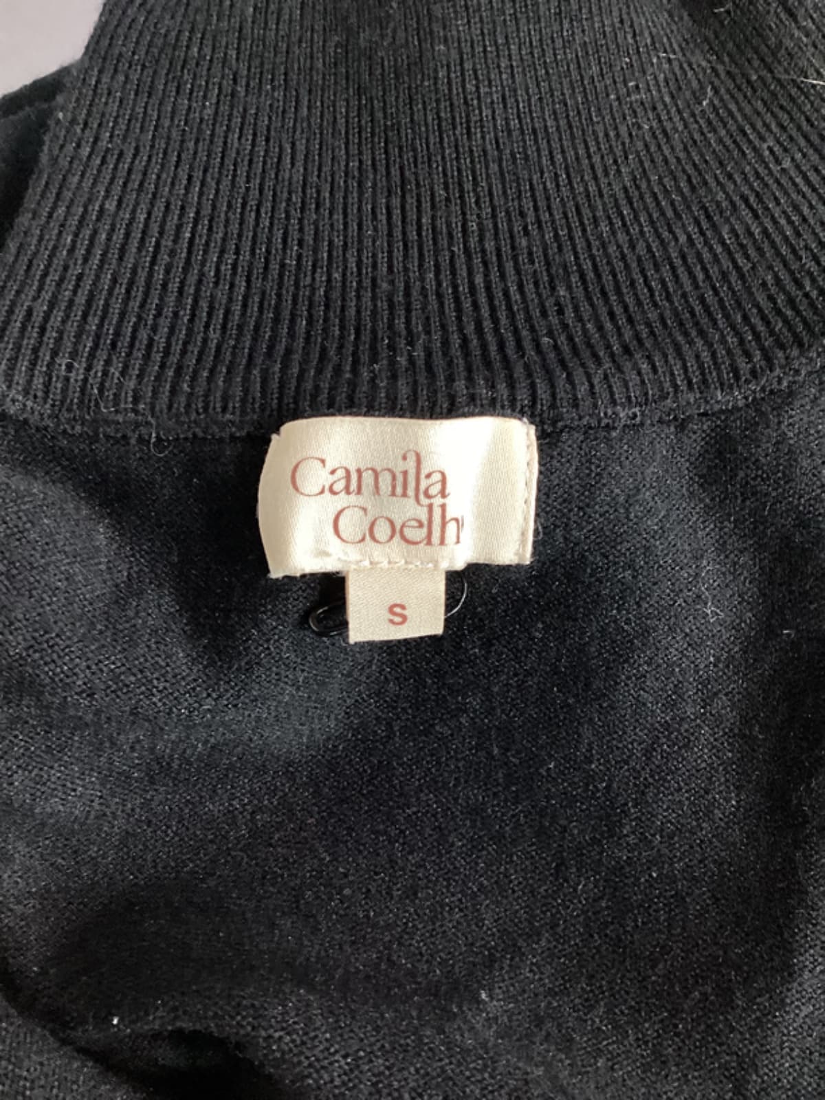 Taylor Sweater Dress In Black - Image 4