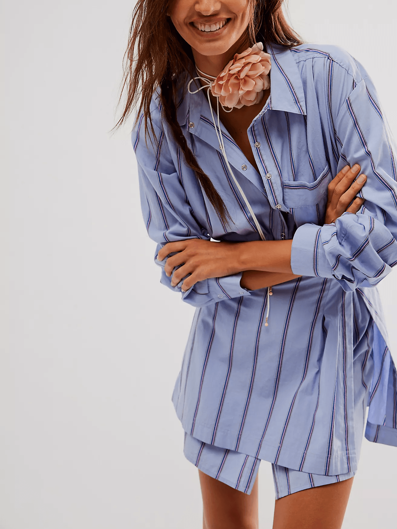 High Vibrations Shirt Dress - Image 1
