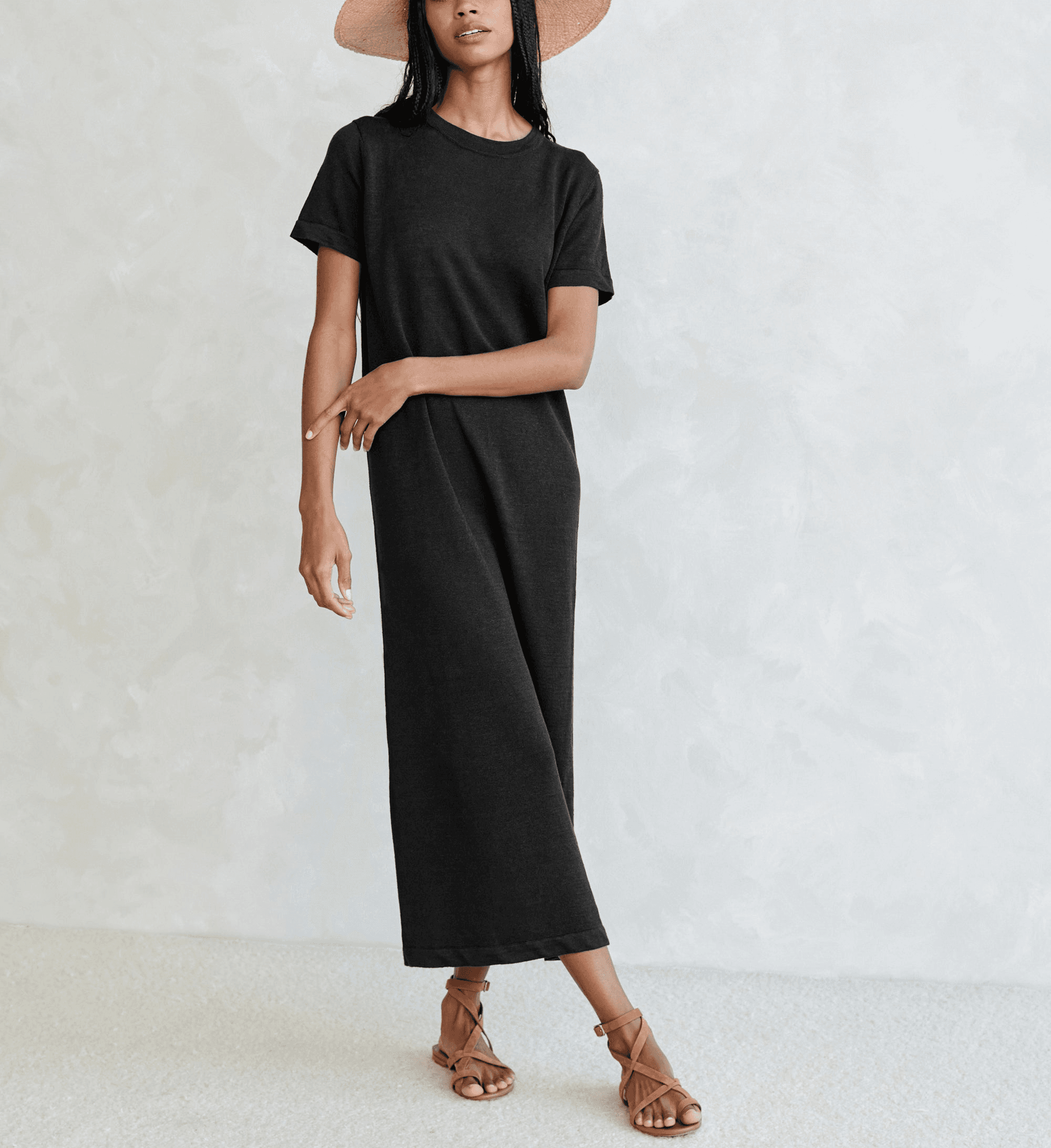 Linen T-Shirt Dress - Image 1