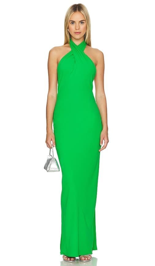 Amanda Uprichard X Revolve Galilea Gown In Grass - Image 1